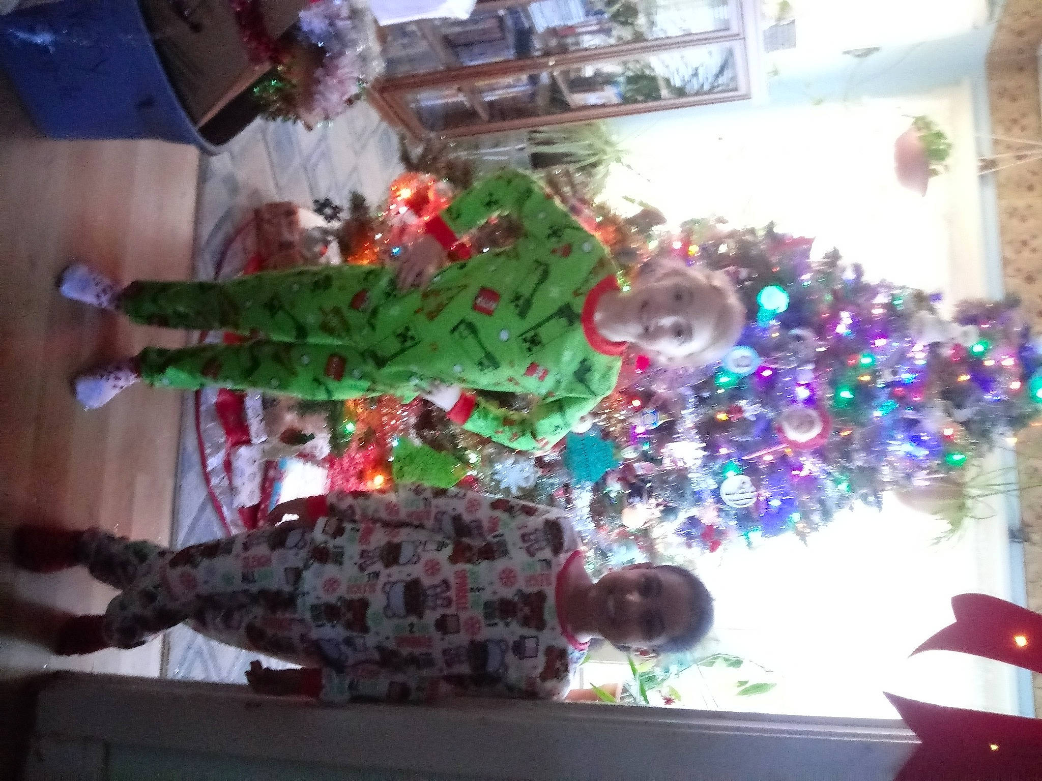 Emma is registered to the contest to win money with this photo: child, christmas, christmas_decoration, christmas_eve, christmas_ornament, christmas_tree, conifer, decoration, event, fir, fun, holiday, holiday_ornament, interior_design, joy, ornament, person, plant, room, toddler