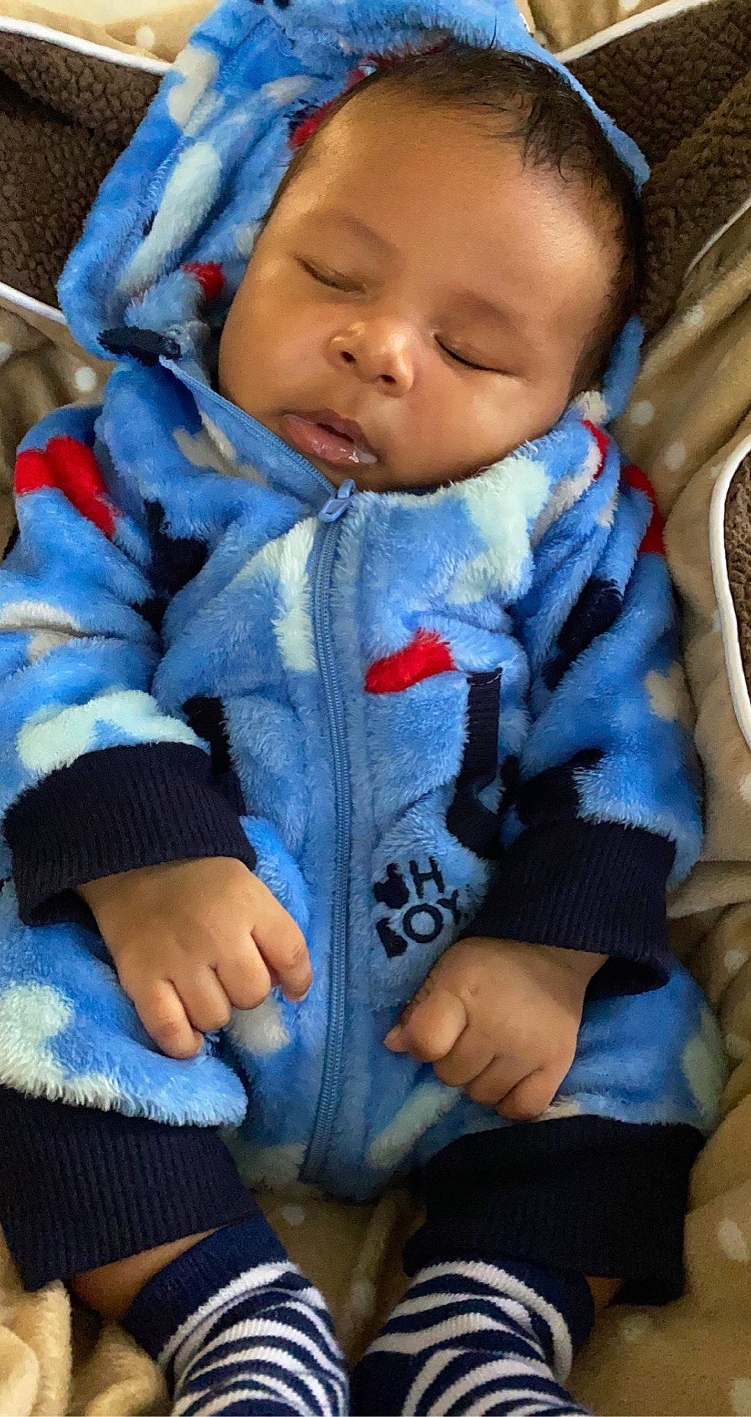 Lorenzo is registered to the contest to win money with this photo: azure, baby, baby_products, baby_toddler_clothing, blue, cheek, child, comfort, electric_blue, finger, linens, nose, outerwear, person, photograph, product, sitting, skin, sleeve, textile