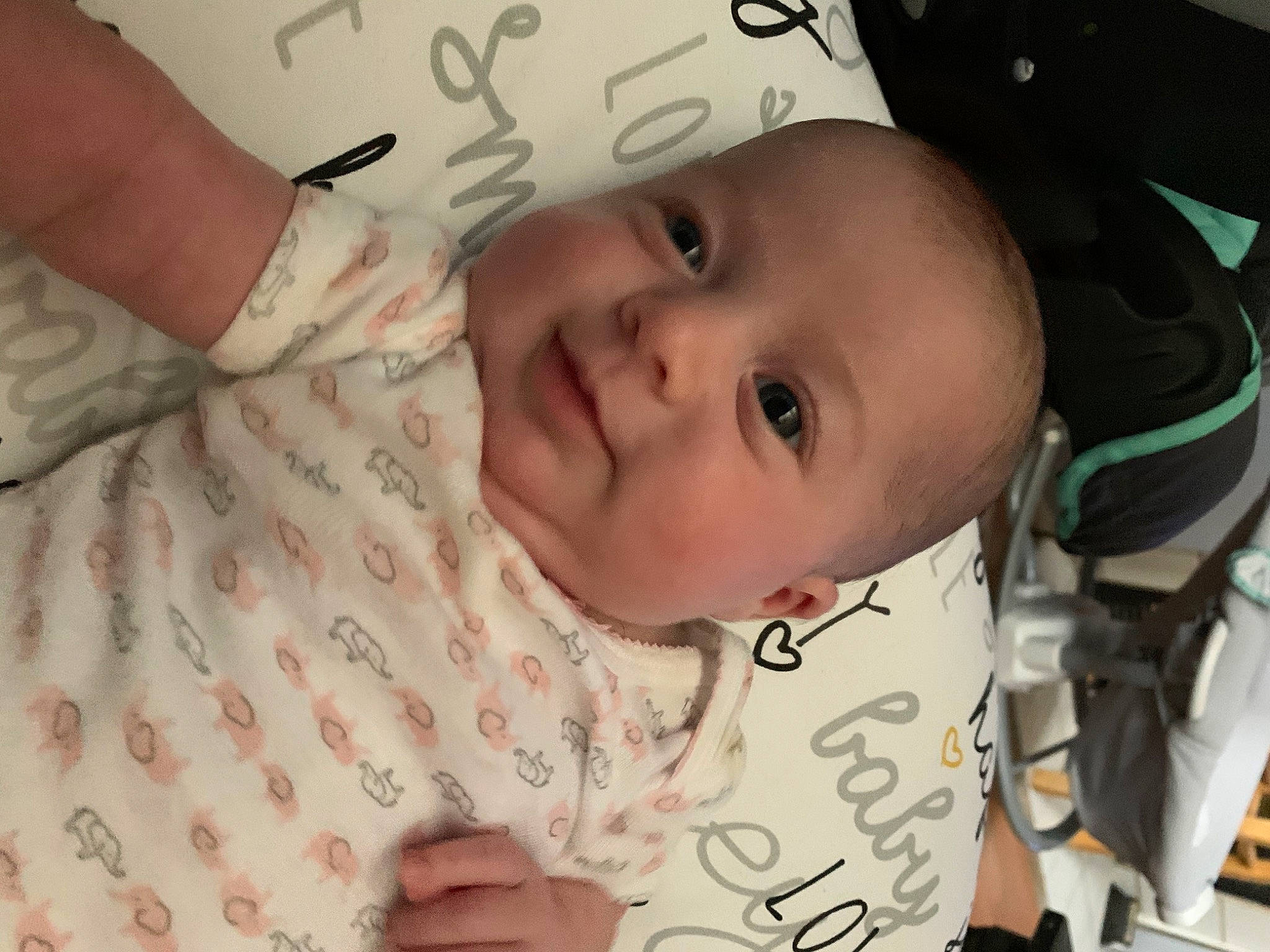 Skylar joined the competition — help win amazing prizes! baby, baby_products, bedtime, cheek, child, ear, eye, face, finger, forehead, head, mouth, nose, person, product, skin, smile, toddler