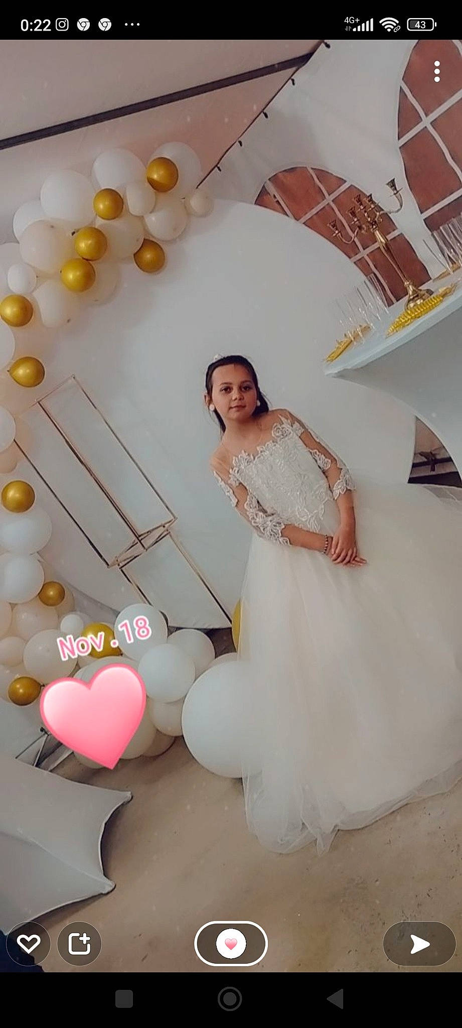 Maiwen a rejoint le concours — aidez-le/la à gagner de superbes lots ! balloon, beauty, bride, decoration, dress, event, fashion, fashion_design, flash_photography, flooring, formal_wear, fun, happy, party_supply, person, photograph, pink, snapshot, textile, wedding_dress