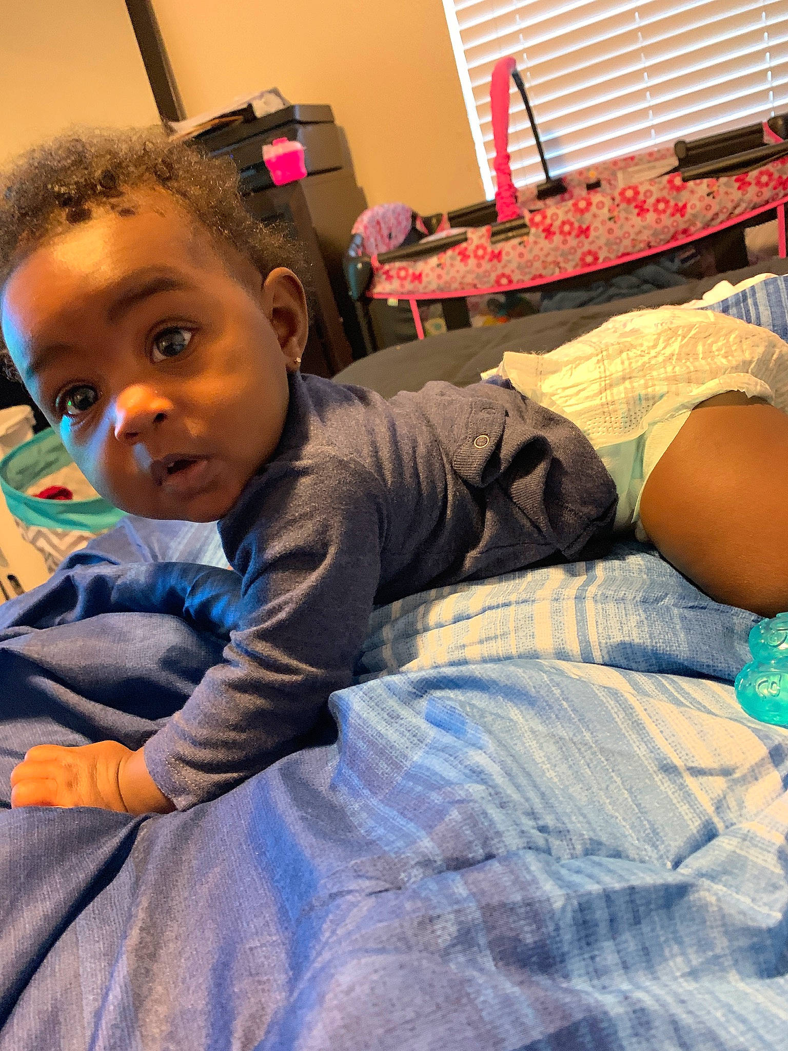 Janiya Chandler is registered to the contest to win money with this photo: baby, child, fun, person, play, smile, surprise, toddler, vacation