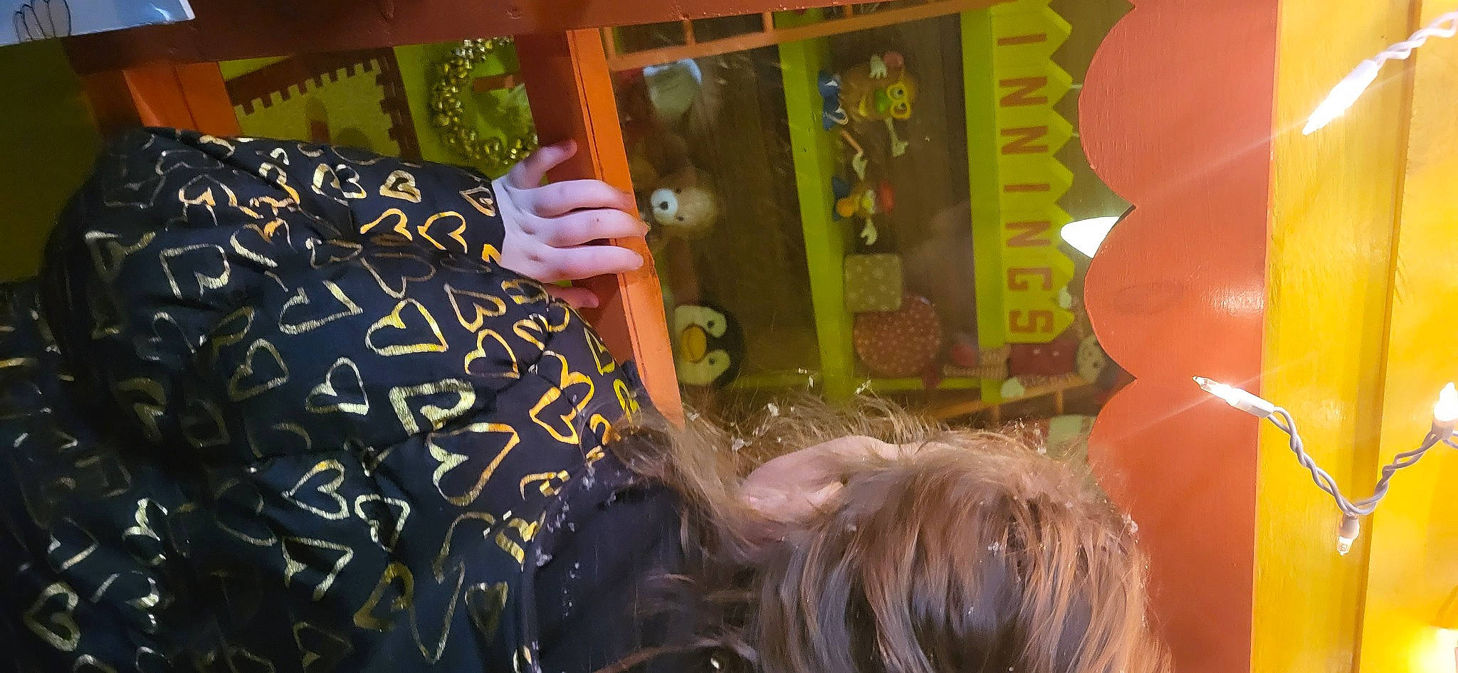 Leighanna joined the competition — help win amazing prizes! balloon, child, event, fun, fur, grass, hair_coloring, happy, leisure, magenta, mammal, party_supply, pattern, peach, room, visual_arts