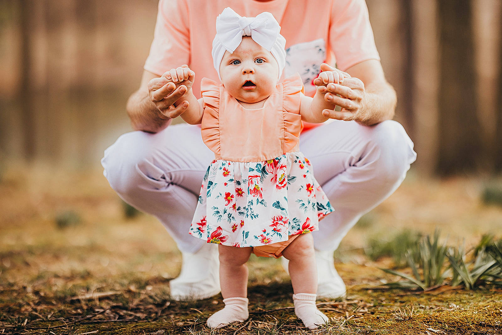 Davina is registered to the contest to win money with this photo: baby, baby_toddler_clothing, dress, face, facial_expression, finger, flash_photography, gesture, glasses, grass, hand, happy, head, headwear, human_body, people_in_nature, person, photograph, plant, shoe