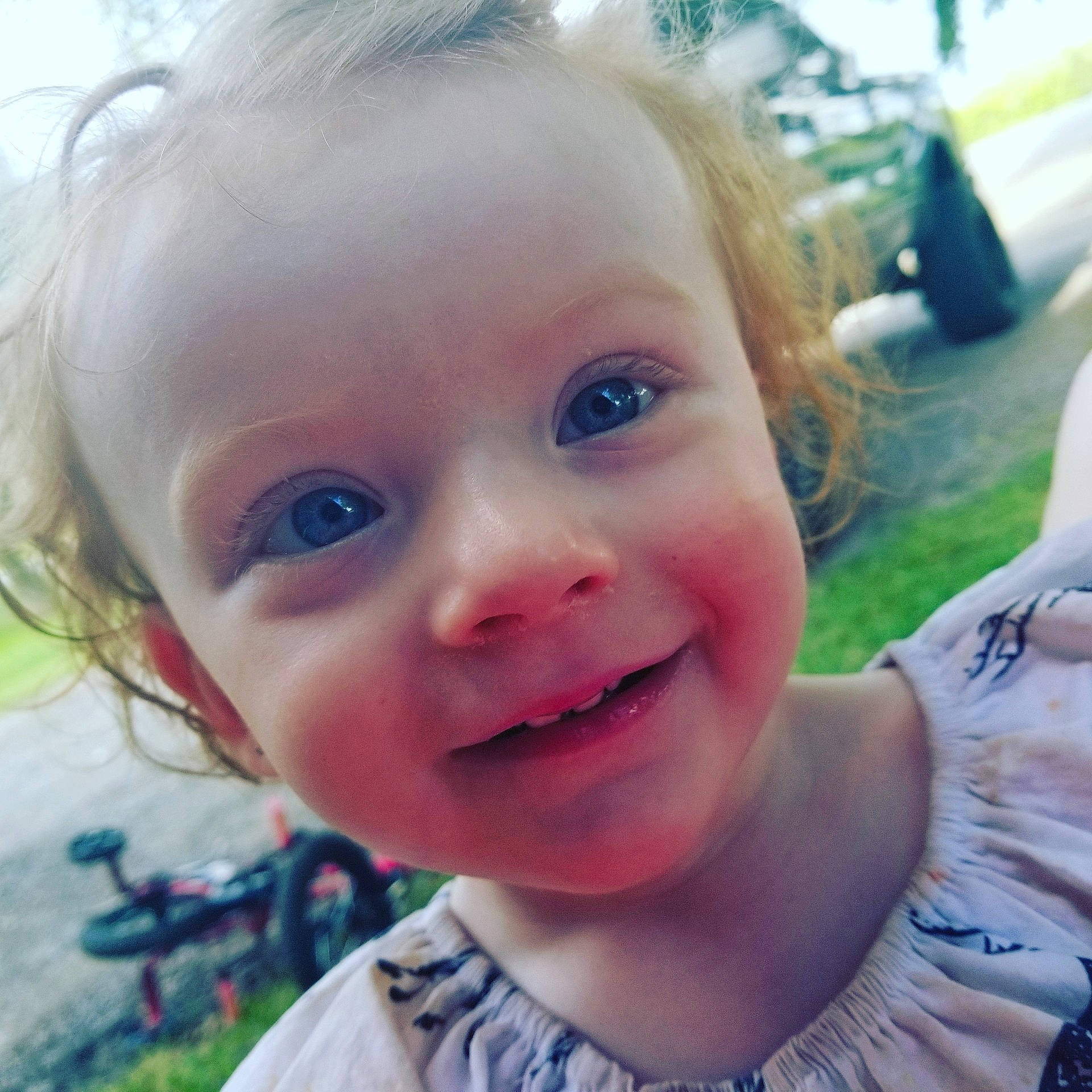 Bailey Marie joined the competition — help win amazing prizes! cheek, child, chin, emotion, eye, eyebrow, face, facial_expression, forehead, hair, hairstyle, head, human_hair_color, infant, joy, lip, nose, person, skin, smile