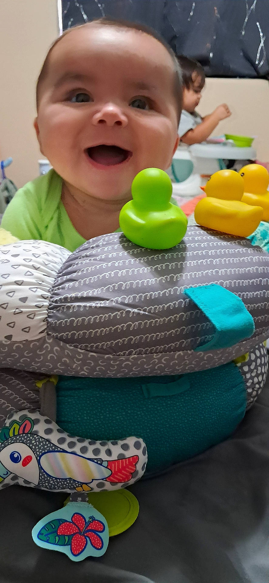 Charles joined the competition — help win amazing prizes! baby, balloon, birthdaycake, child, cream, cushion, dessert, face, female, food, girl, happy, head, homedecor, icing, person, photography, portrait, smile, toy