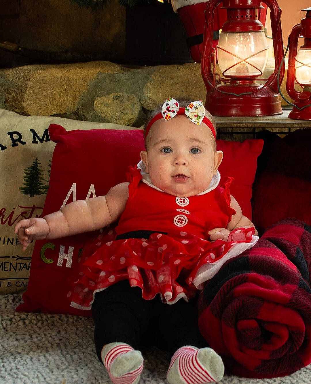 Primrose joined the competition — help win amazing prizes! baby, baby_toddler_clothing, child, couch, event, flooring, fun, happy, head, headgear, headwear, holiday, lamp, lantern, living_room, magenta, person, pink, red, room