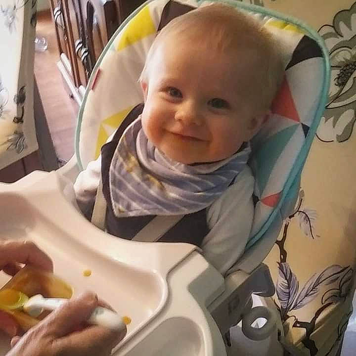 Kyler joined the competition — help win amazing prizes! baby, birth, breakfast, child, comfort_food, ear, eating, face, food, head, joy, meal, nose, person, product, selfie, skin, smile, toddler