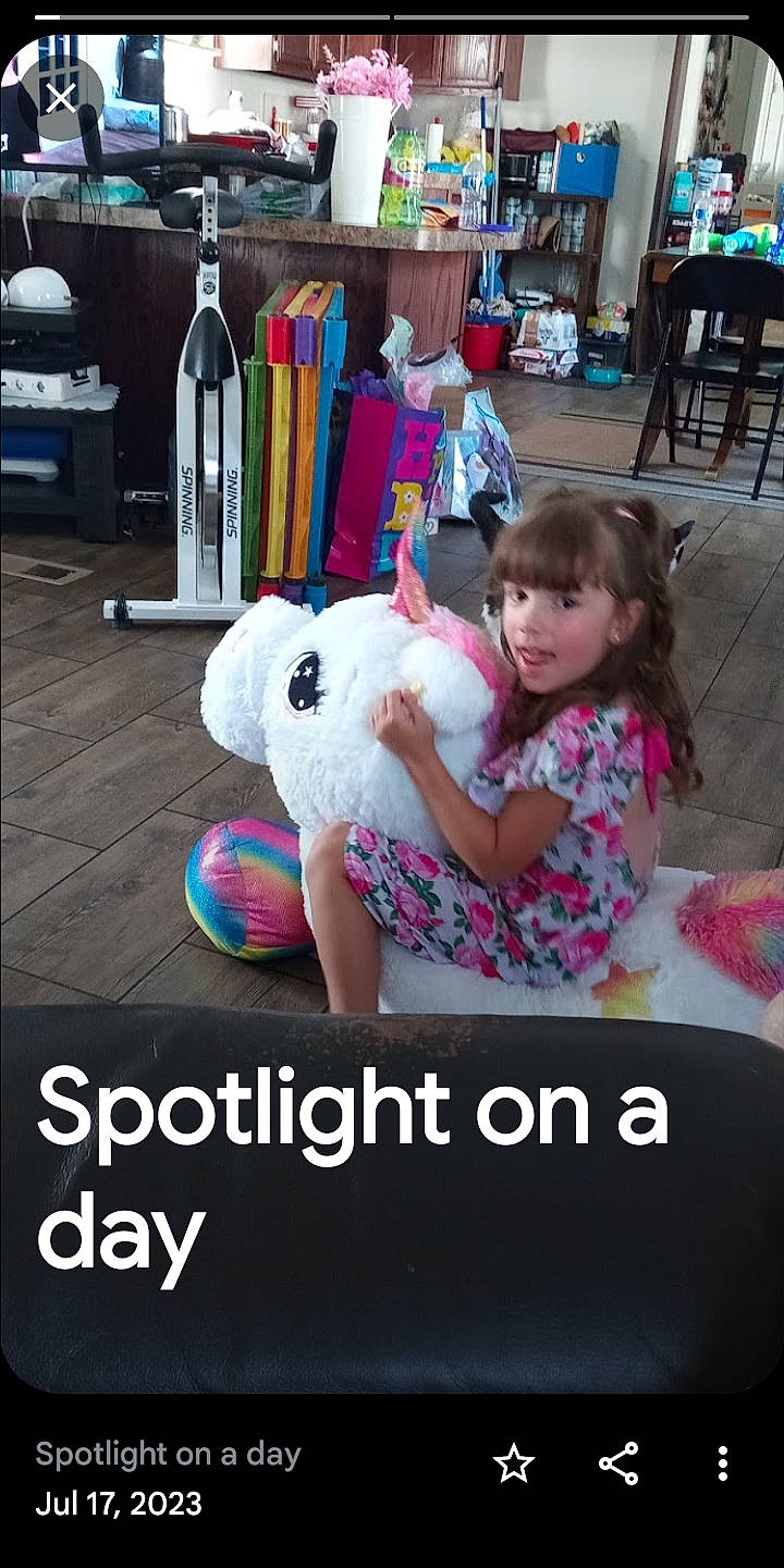 Brooklyn is registered to the contest to win money with this photo: child, event, font, fun, happy, interaction, leisure, magenta, people, person, pink, plush, product, recreation, sitting, stuffed_toy, teddy_bear, textile, toddler, toy