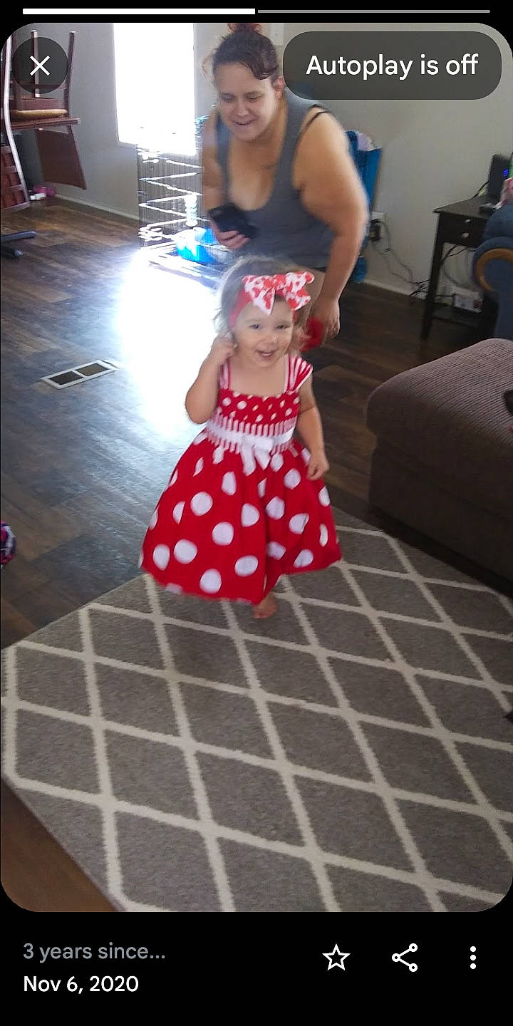 Brooklyn is registered to the contest to win money with this photo: carmine, costume, entertainment, event, fashion_design, floor, flooring, fun, happy, headwear, human_leg, joint, joy, magenta, pattern, performing_arts, person, pink, room, textile