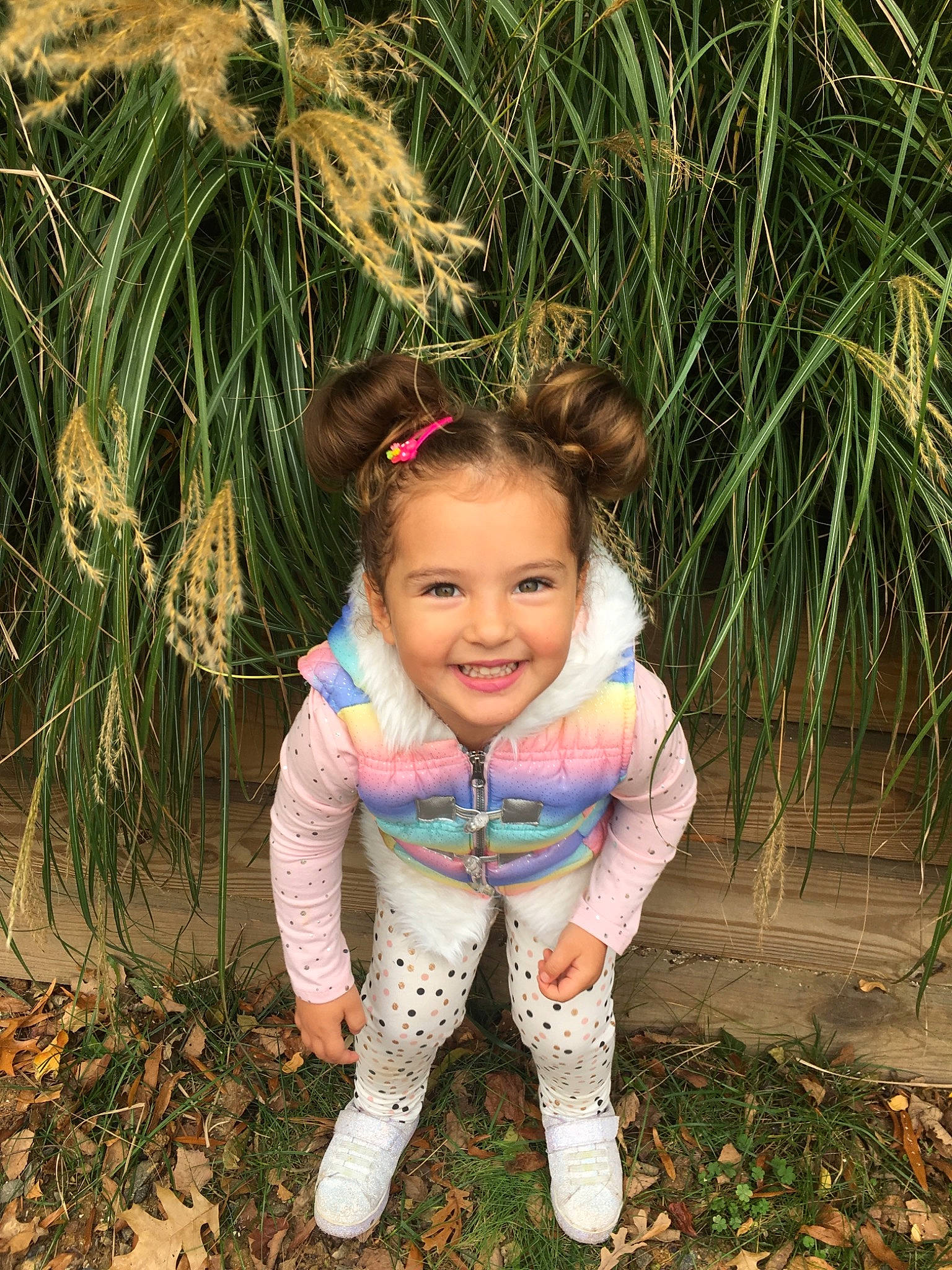 Aisha joined the competition — help win amazing prizes! child, fawn, grass, grass_family, joy, person, plant, smile, toddler, tree