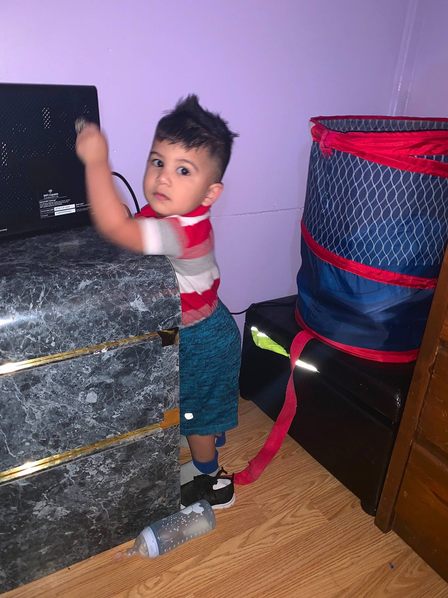 Cristian joined the competition — help win amazing prizes! child, fun, leg, person, play, room, standing, toddler