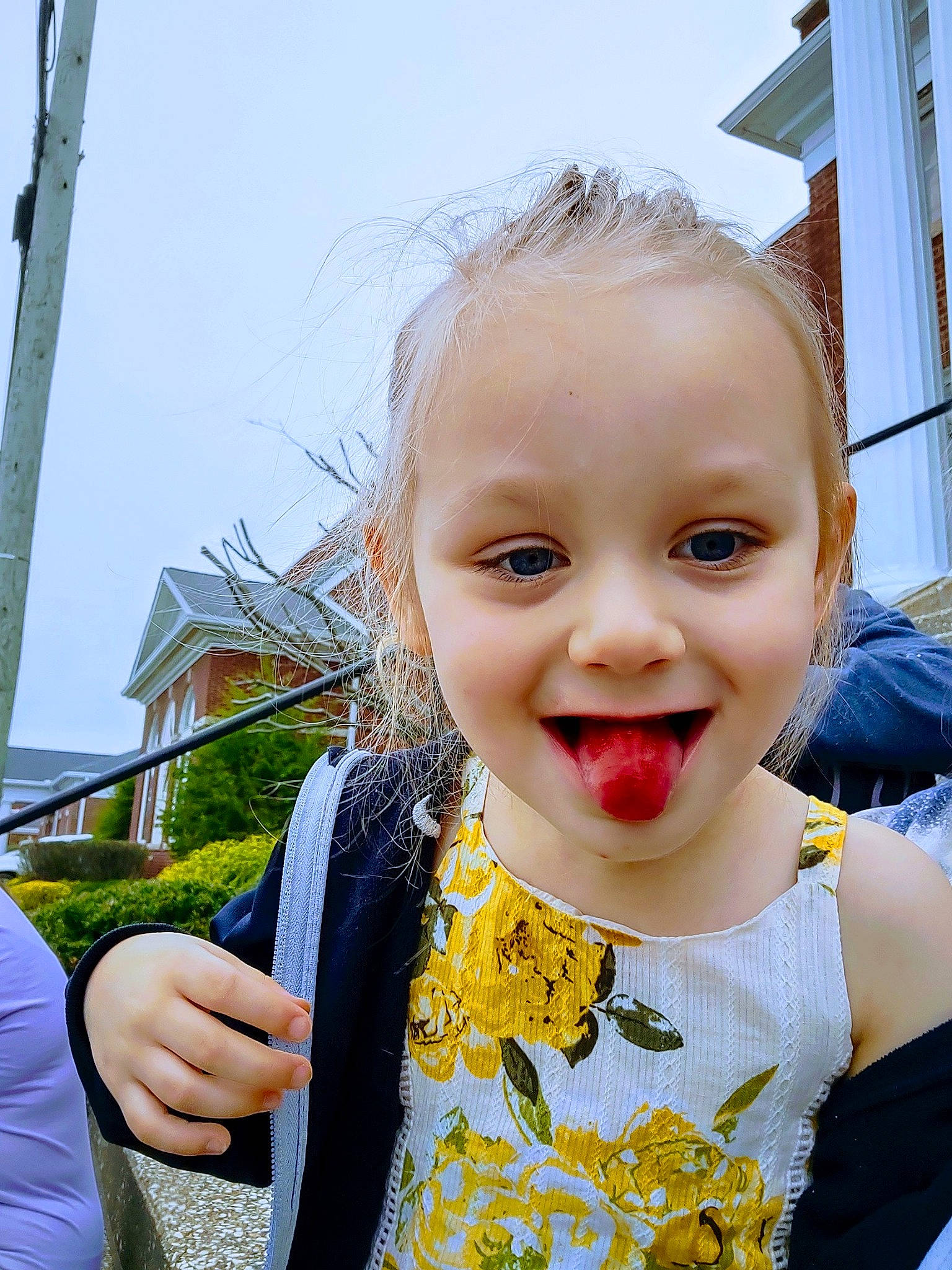 Kinsley joined the competition — help win amazing prizes! child, chin, cool, event, fun, gesture, grass, happy, joy, laugh, leisure, lip, person, portrait_photography, recreation, skin, sky, smile, t_shirt, toddler