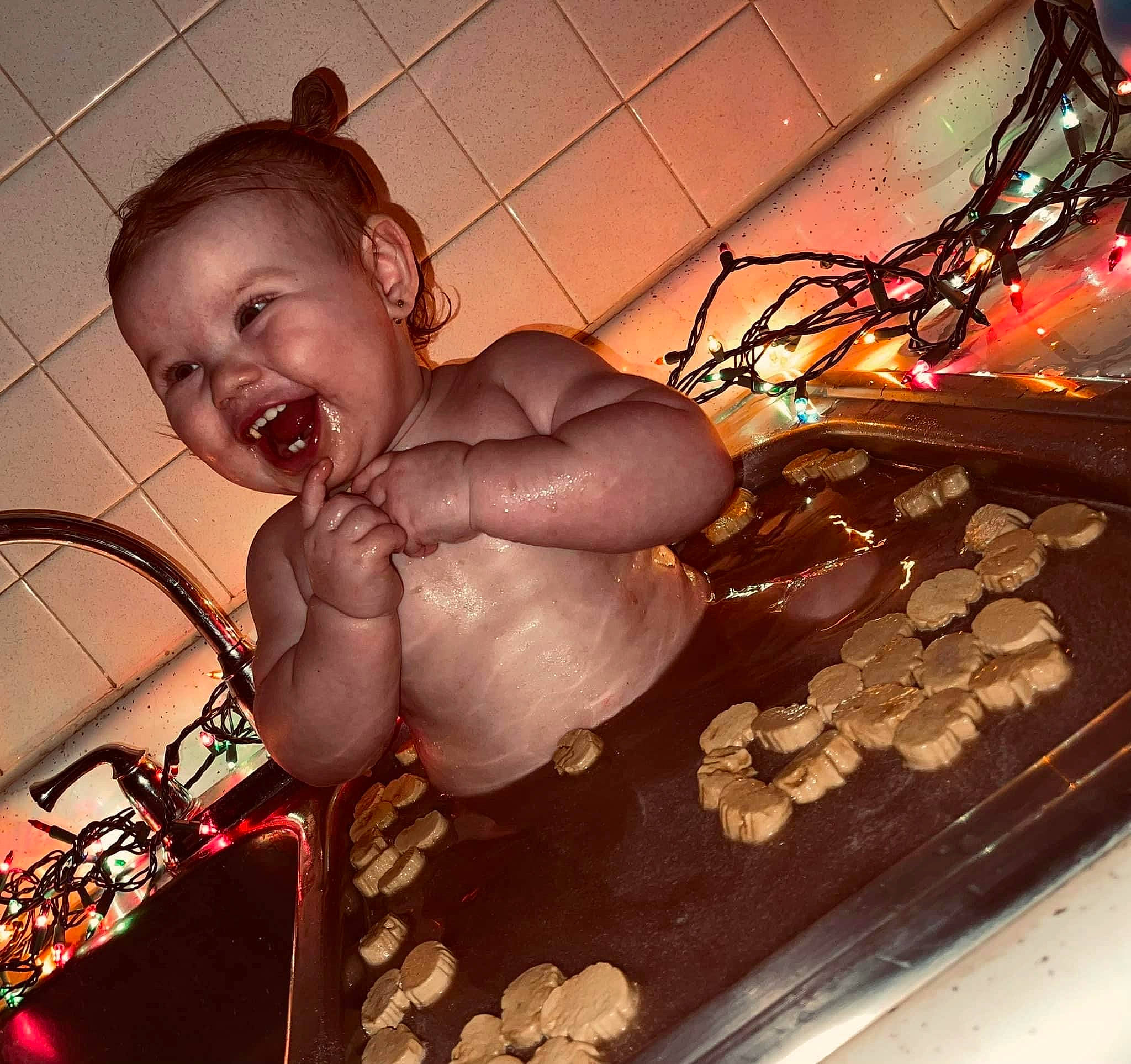 Kinlee joined the competition — help win amazing prizes! art, baby, bathing, ceiling, chest, finger, flesh, happy, heat, human_body, illustration, jaw, metal, mouth, muscle, organ, person, sculpture, smile, toddler