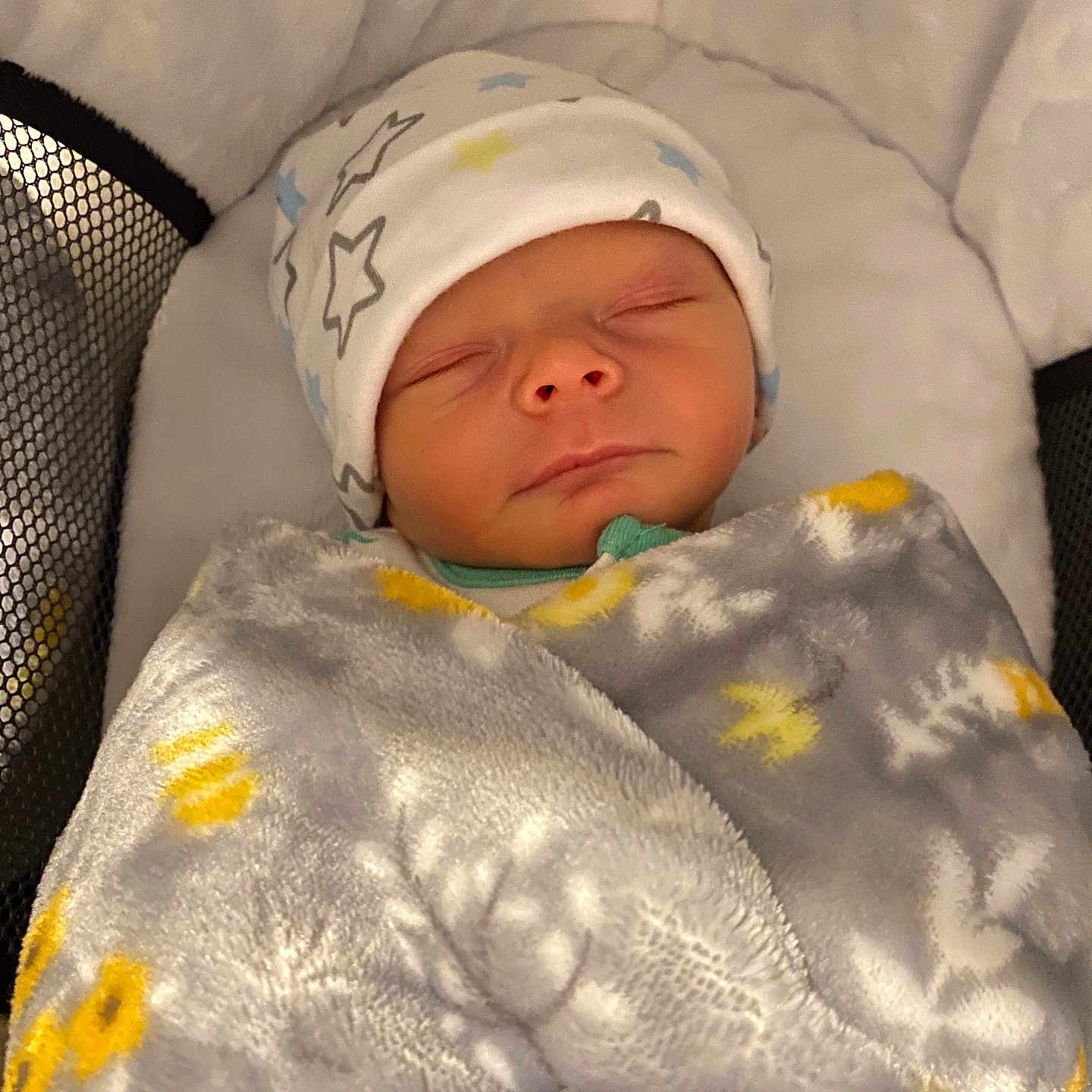 Ajax joined the competition — help win amazing prizes! baby, bed, blanket, clothing, cradle, crib, face, furniture, hat, head, infantbed, newborn, person, photography, portrait, quilt, sleeping, towel