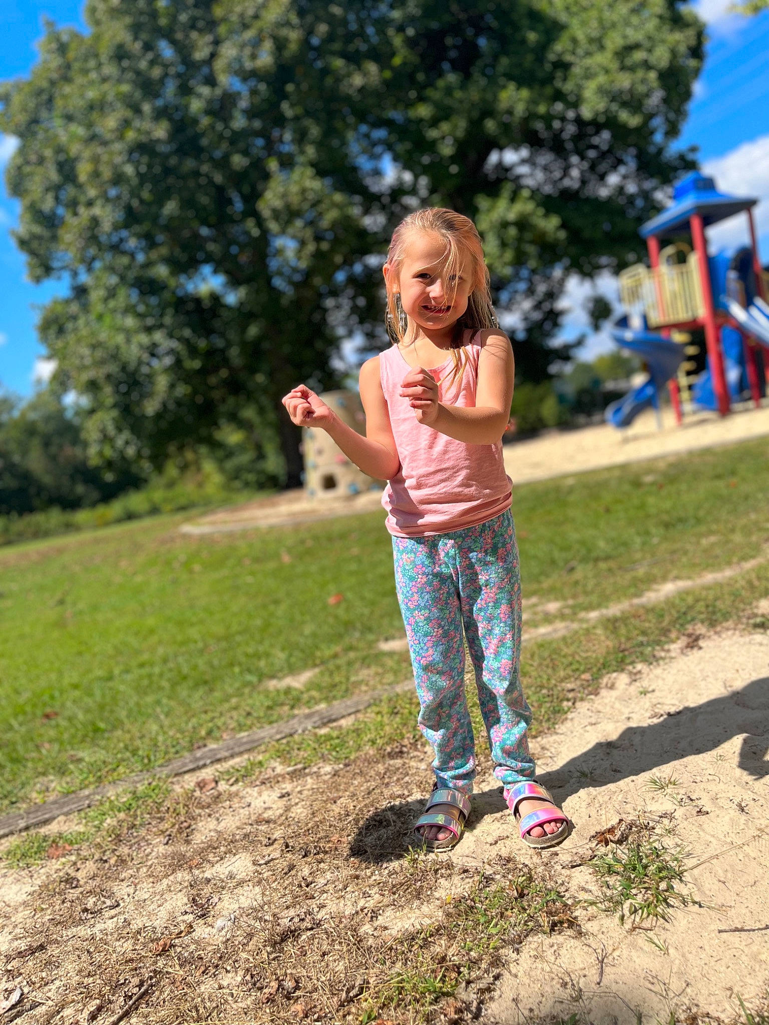 Aria joined the competition — help win amazing prizes! asphalt, child, fun, grass, grassland, happy, jeans, joy, landscape, leisure, natural_environment, people_in_nature, person, plant, recreation, sky, soil, sunlight, t_shirt, toddler