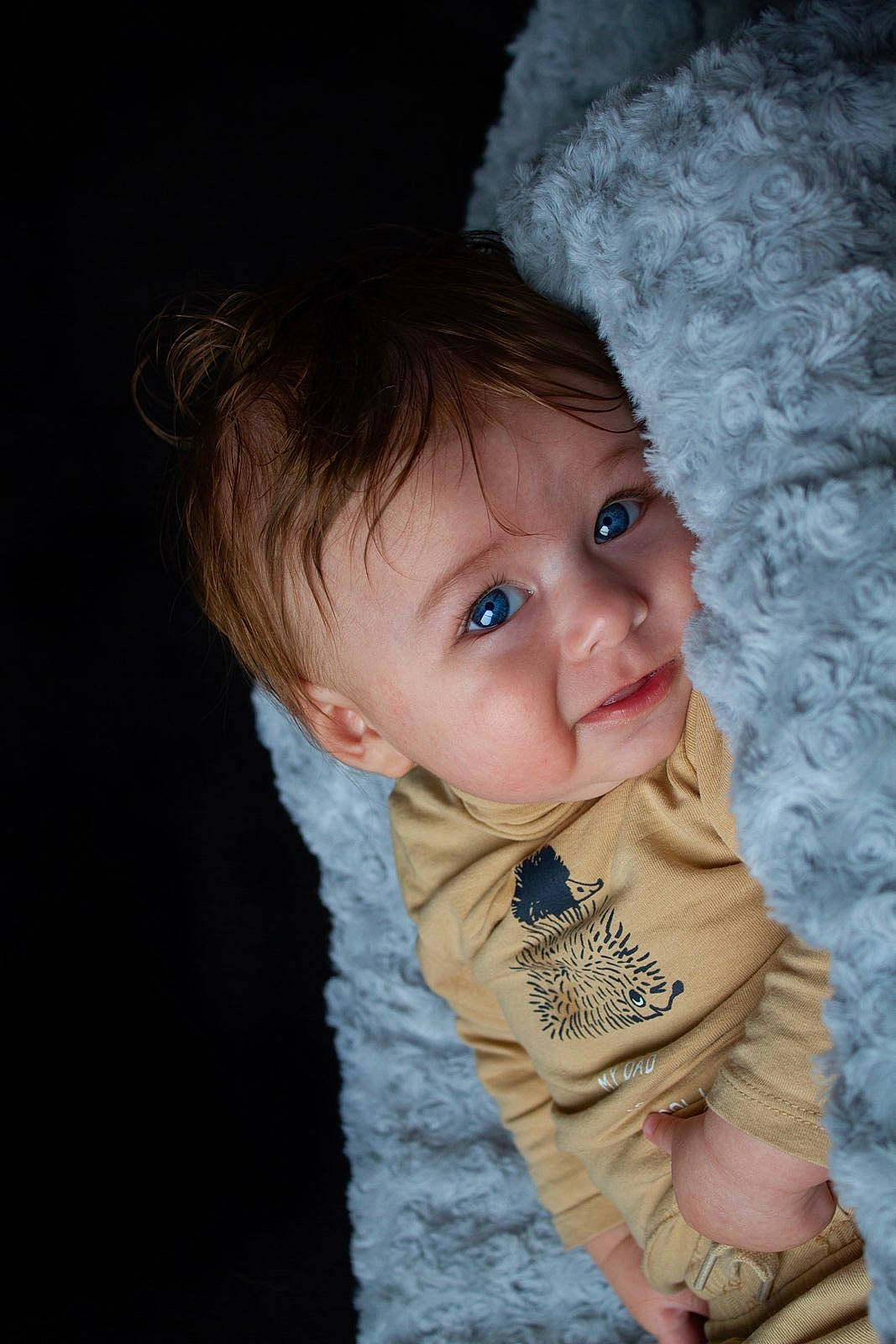 Sohann participe au concours pour gagner de l'argent avec cette photo : baby, baby_toddler_clothing, cheek, child, flash_photography, fun, fur, grass, hair, happy, iris, lip, nose, person, portrait_photography, sitting, skin, sleeve, toddler, tree