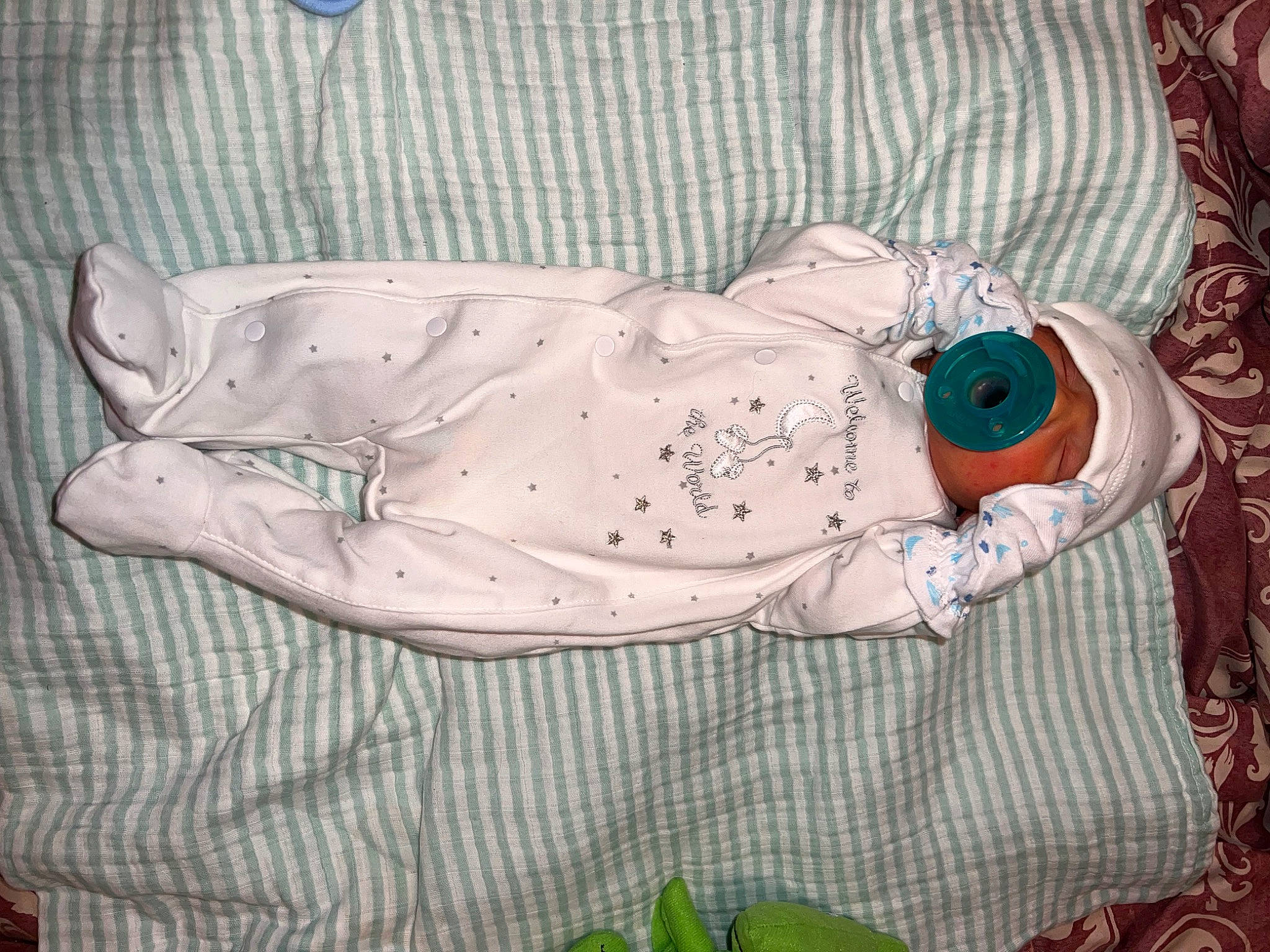 Branden joined the competition — help win amazing prizes! baby, baby_products, baby_toddler_clothing, baby_toys, bedding, child, comfort, linens, pattern, person, room, sleeve, toddler