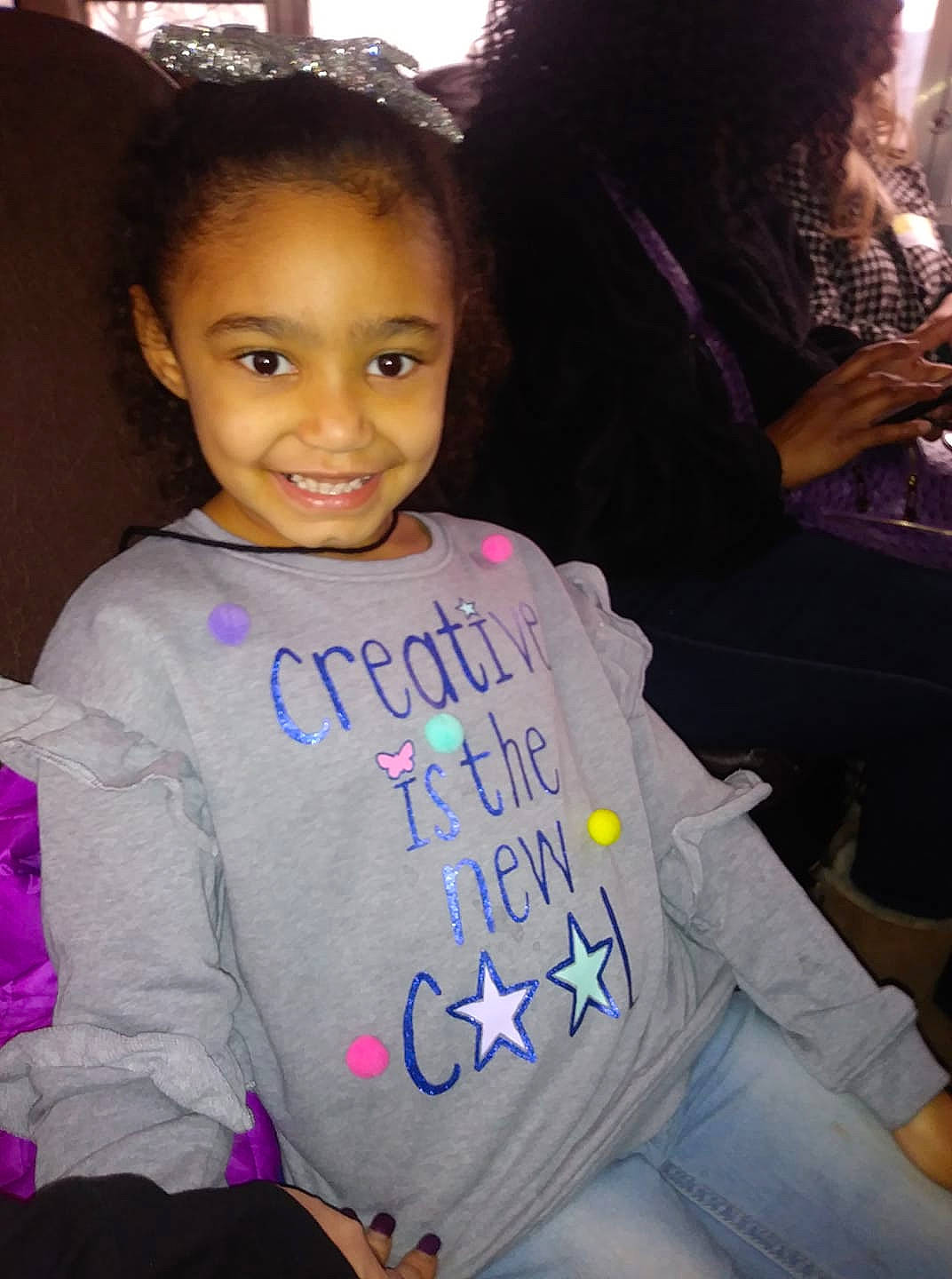 Amiya is registered to the contest to win money with this photo: adaptation, black_hair, cheek, child, cool, electronic_device, face, forehead, fun, hair, hairstyle, happy, head, joy, lip, long_hair, person, pink, skin, smile