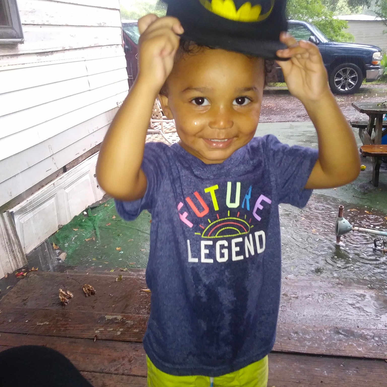 Alexander joined the competition — help win amazing prizes! boy, cap, child, clothing, cool, day, fun, headgear, joy, outerwear, person, product, smile, t_shirt, toddler, vacation, yellow