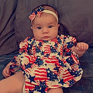 Marleigh is registered to the contest to win money with this photo: accessories, architecture, baby, cap, clothing, couch, cushion, dress, face, furniture, happy, hat, head, headband, homedecor, person, photography, portrait, sitting, smile