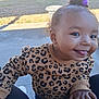 Jaz'Lyn joined the competition — help win amazing prizes! baby, child, clothing, concrete, curly_hair, cute, daylight, grass, hand, happy, leopard_print, outdoor, person, playful, portrait, smiling, sweater, toddler, tongue_out, young_child