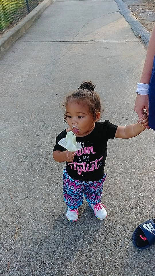 Kaiya joined the competition — help win amazing prizes! asphalt, child, person, toddler