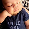 Zayden joined the competition — help win amazing prizes! baby, infant, sleeping, onesie, clothing, child, face, hand, peaceful, portrait, closeup, cute, resting, young, person, indoor, soft, skin, expression, blanket
