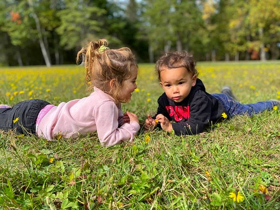 Ashlynn is registered to the contest to win money with this photo: autumn, baby, child, fun, grass, grass_family, grassland, happy, lawn, leaf, meadow, people_in_nature, person, photography, plant, play, playing_with_kids, sibling, spring, toddler