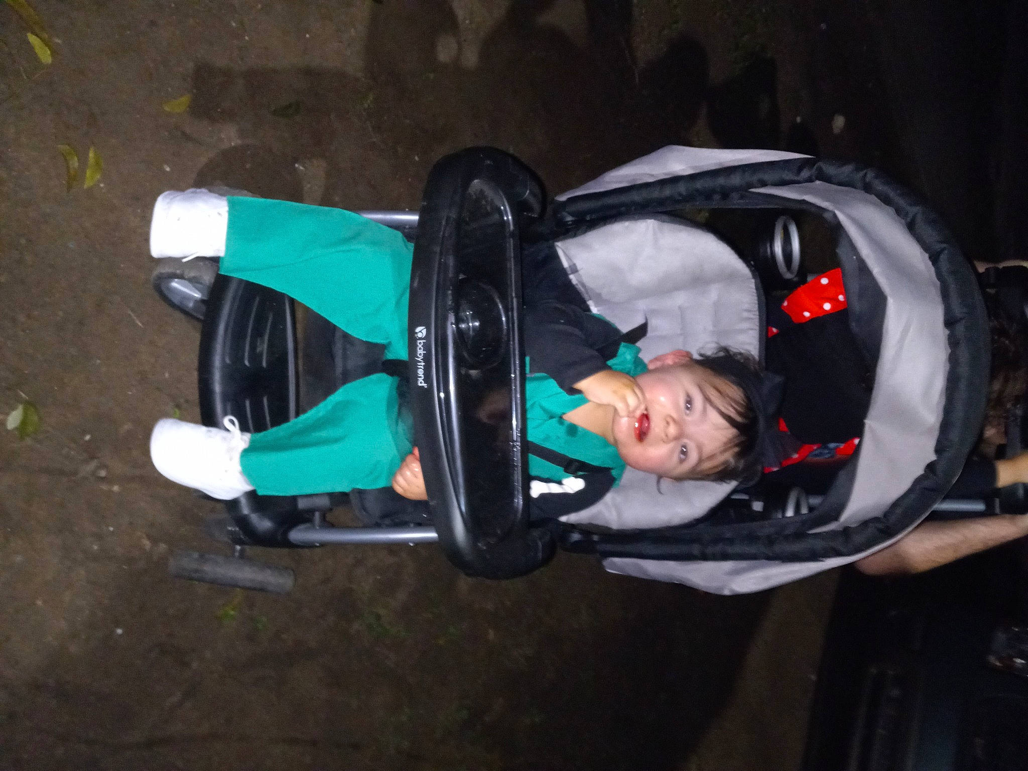 Eva is registered to the contest to win money with this photo: auto_part, baby, baby_carriage, baby_products, comfort, fun, person, personal_protective_equipment, toddler