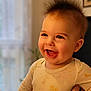 élio participe au concours pour gagner de l'argent avec cette photo : baby, babylaughing, face, hair, happy, head, laughing, person, smile
