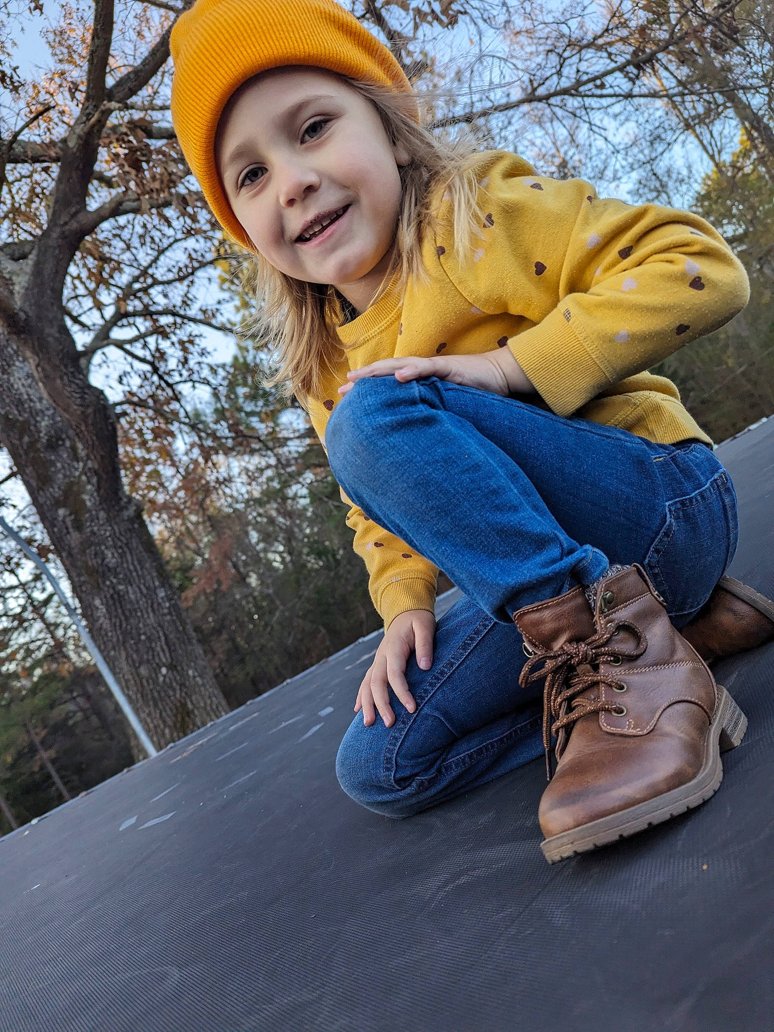 Madison joined the competition — help win amazing prizes! beauty, cool, denim, electric_blue, eye, fashion, flash_photography, grass, happy, headwear, jeans, joy, knee, leg, leisure, outerwear, people_in_nature, person, sneakers, standing