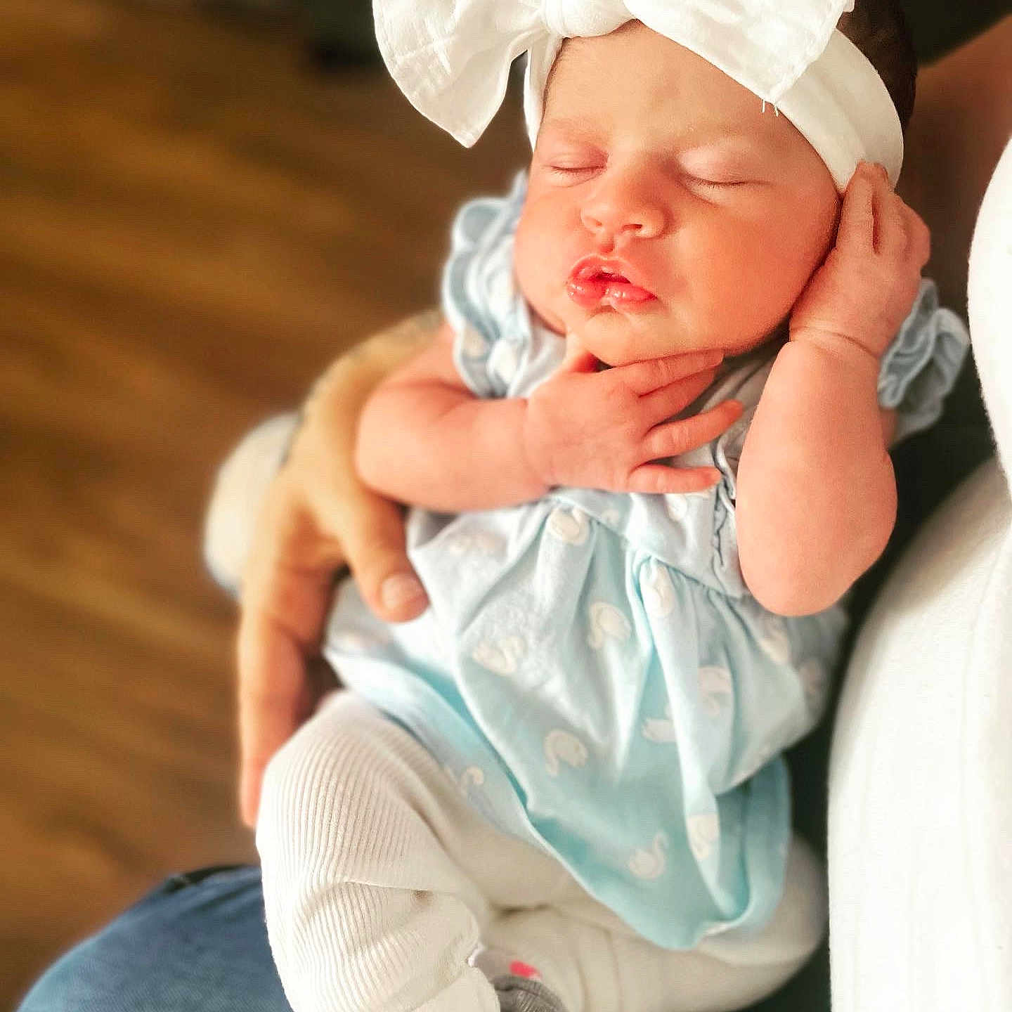 Azalea joined the competition — help win amazing prizes! baby, baby_toddler_clothing, cap, cheek, chin, clothing, comfort, eye, face, finger, flash_photography, gesture, hand, happy, head, headgear, lip, sleeve, thumb, toddler