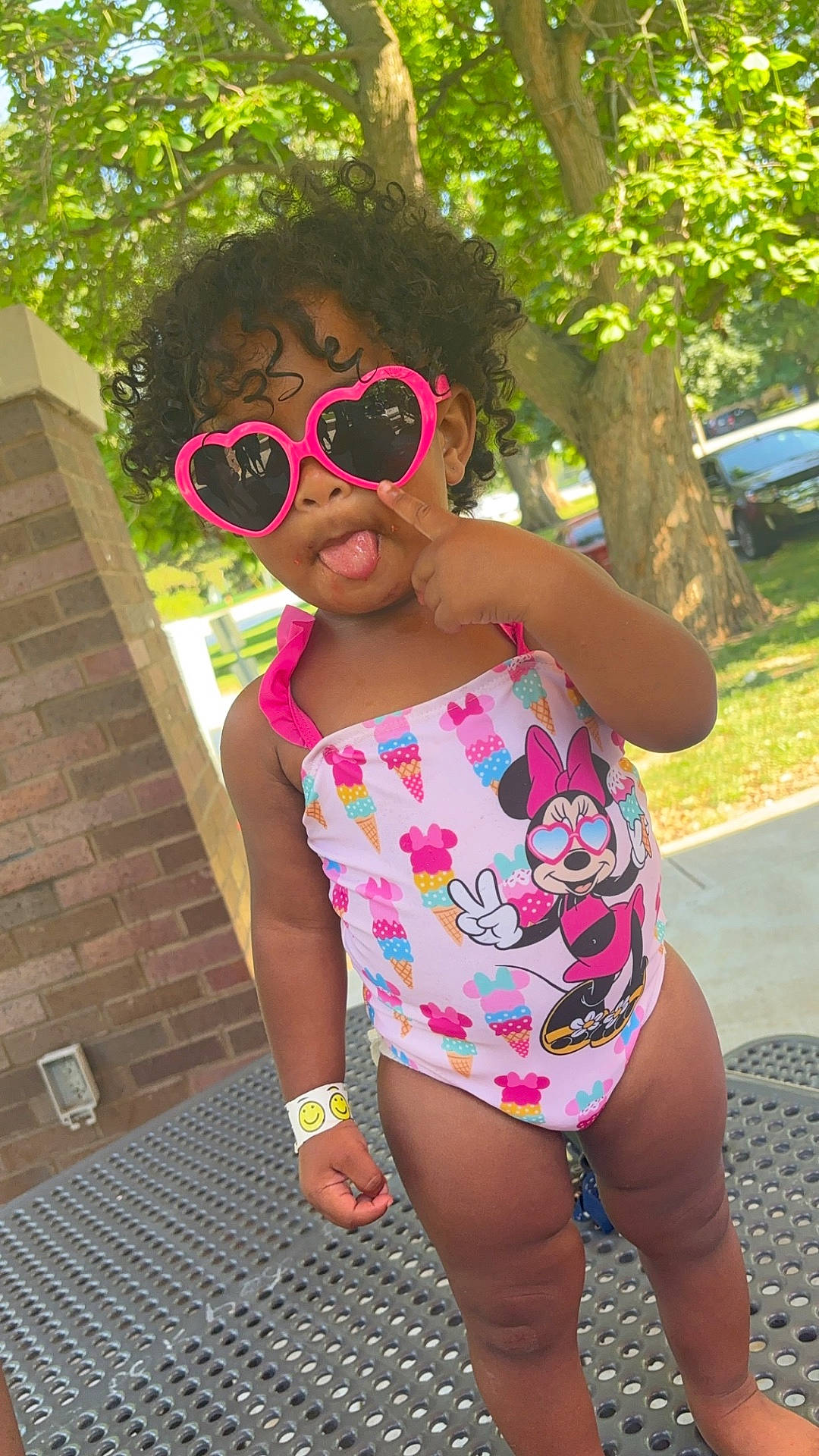 Kaiore joined the competition — help win amazing prizes! accessories, baby, city, clothing, face, glasses, grass, head, path, person, photography, plant, portrait, road, street, summer, sunglasses, swimwear, tree, urban