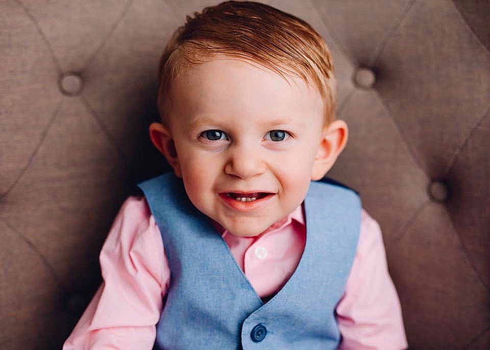 Timothy is registered to the contest to win money with this photo: baby, blond, cheek, child, chin, ear, eye, face, facial_expression, forehead, hair, head, human, iris, joy, lip, nose, organ, person, skin