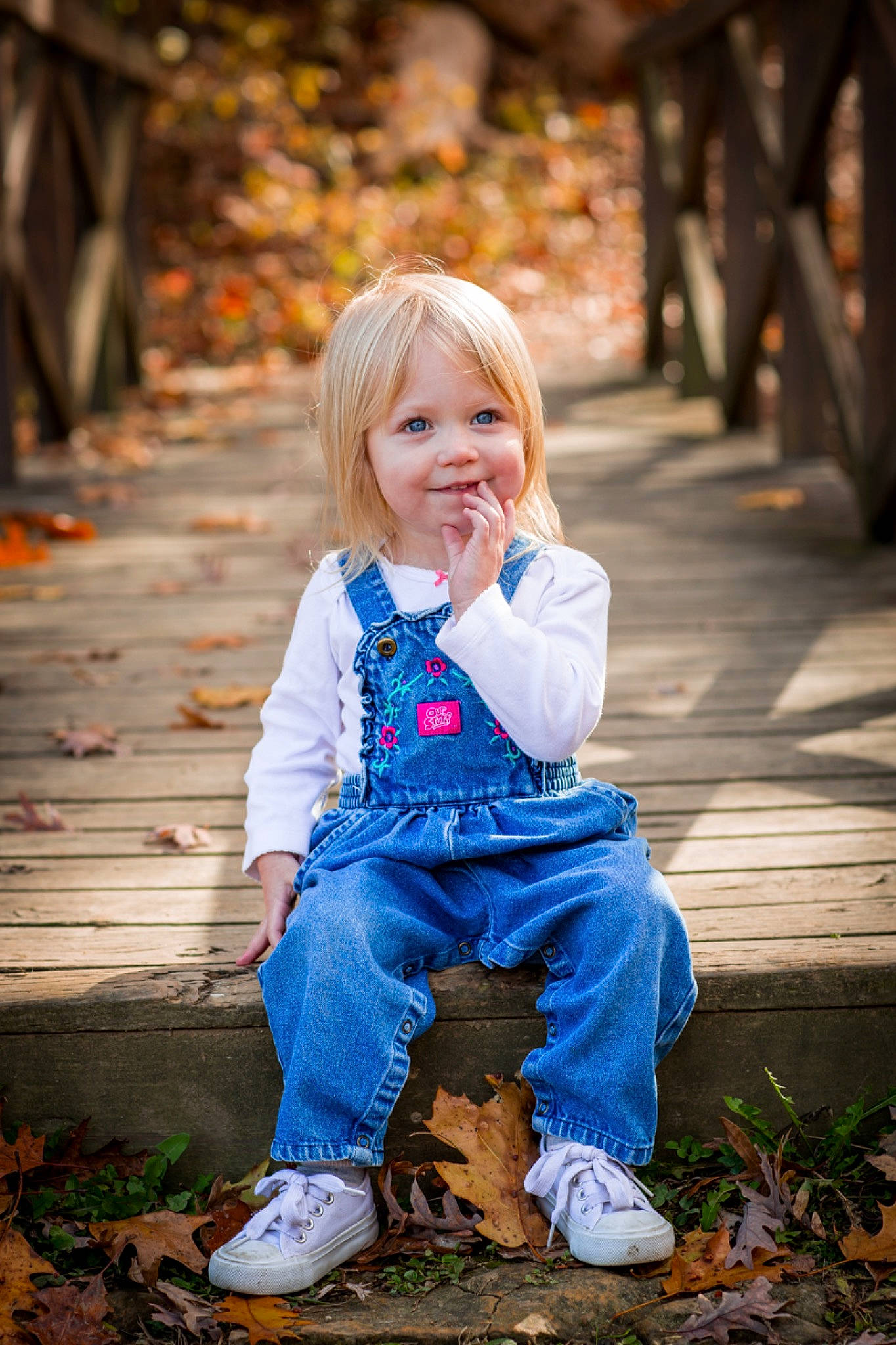 Shyla joined the competition — help win amazing prizes! blond, child, denim, electric_blue, face, flash_photography, grass, hairstyle, happy, joy, leaf, nature, orange, people_in_nature, person, plant, smile, standing, sunlight, tints_and_shades