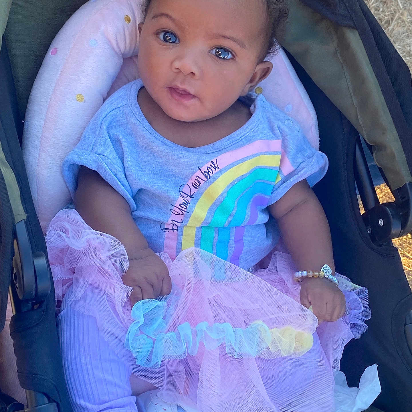 De Vhyne joined the competition — help win amazing prizes! accessories, baby, bracelet, clothing, cushion, dress, face, furniture, head, homedecor, jewelry, necklace, person, photography, portrait, purple, sitting, stroller, sunglasses, t_shirt