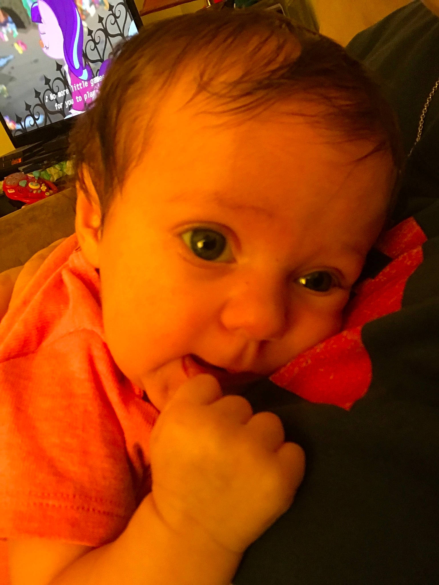 Lucy joined the competition — help win amazing prizes! baby, cheek, child, chin, close_up, ear, eye, eyebrow, face, finger, forehead, hand, head, iris, lip, mouth, nose, person, skin, thumb