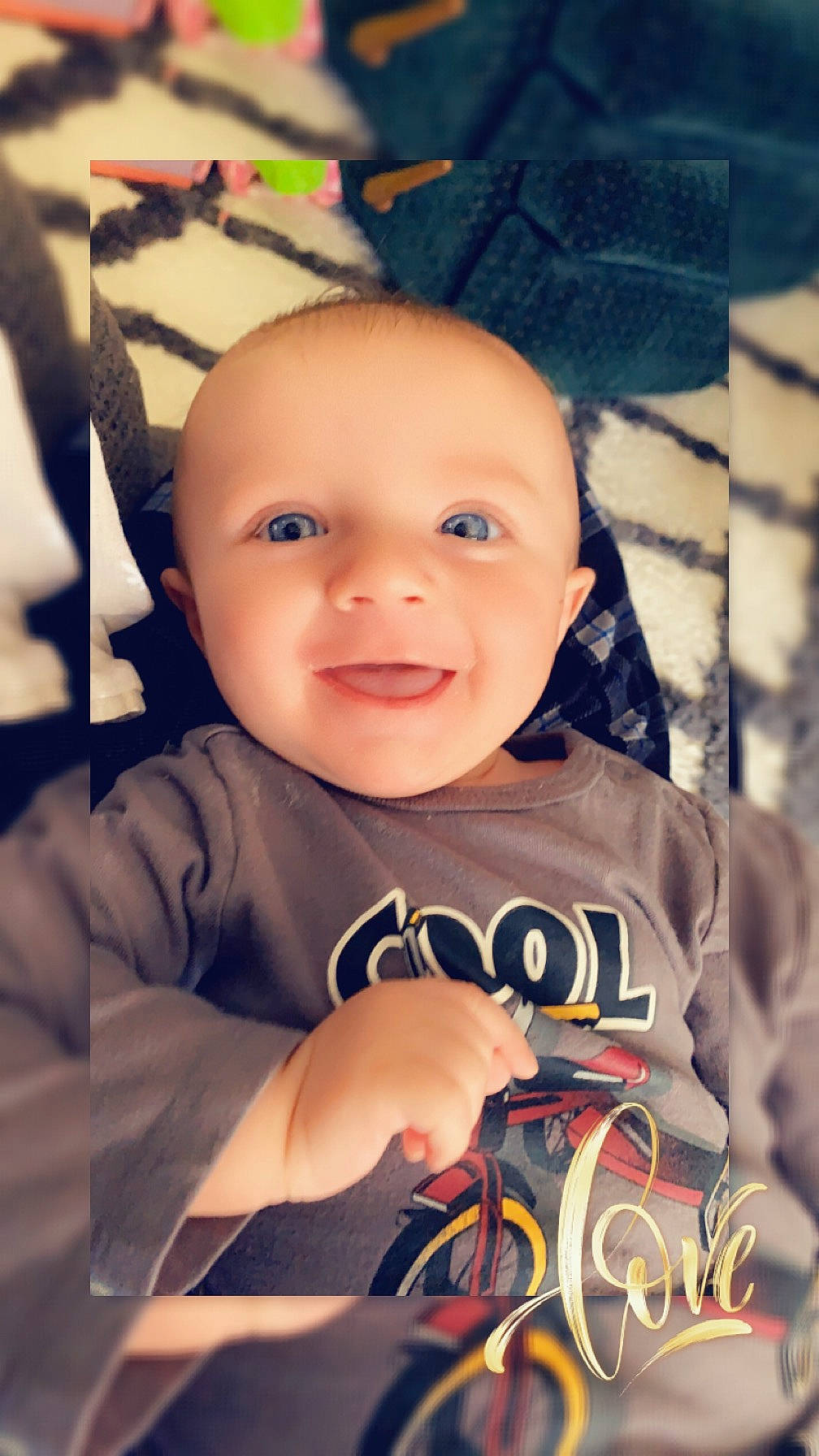 Joshua joined the competition — help win amazing prizes! baby, baby_toddler_clothing, cheek, child, chin, cool, eyebrow, finger, flash_photography, fun, happy, human, iris, lip, mouth, person, skin, sleeve, smile, t_shirt