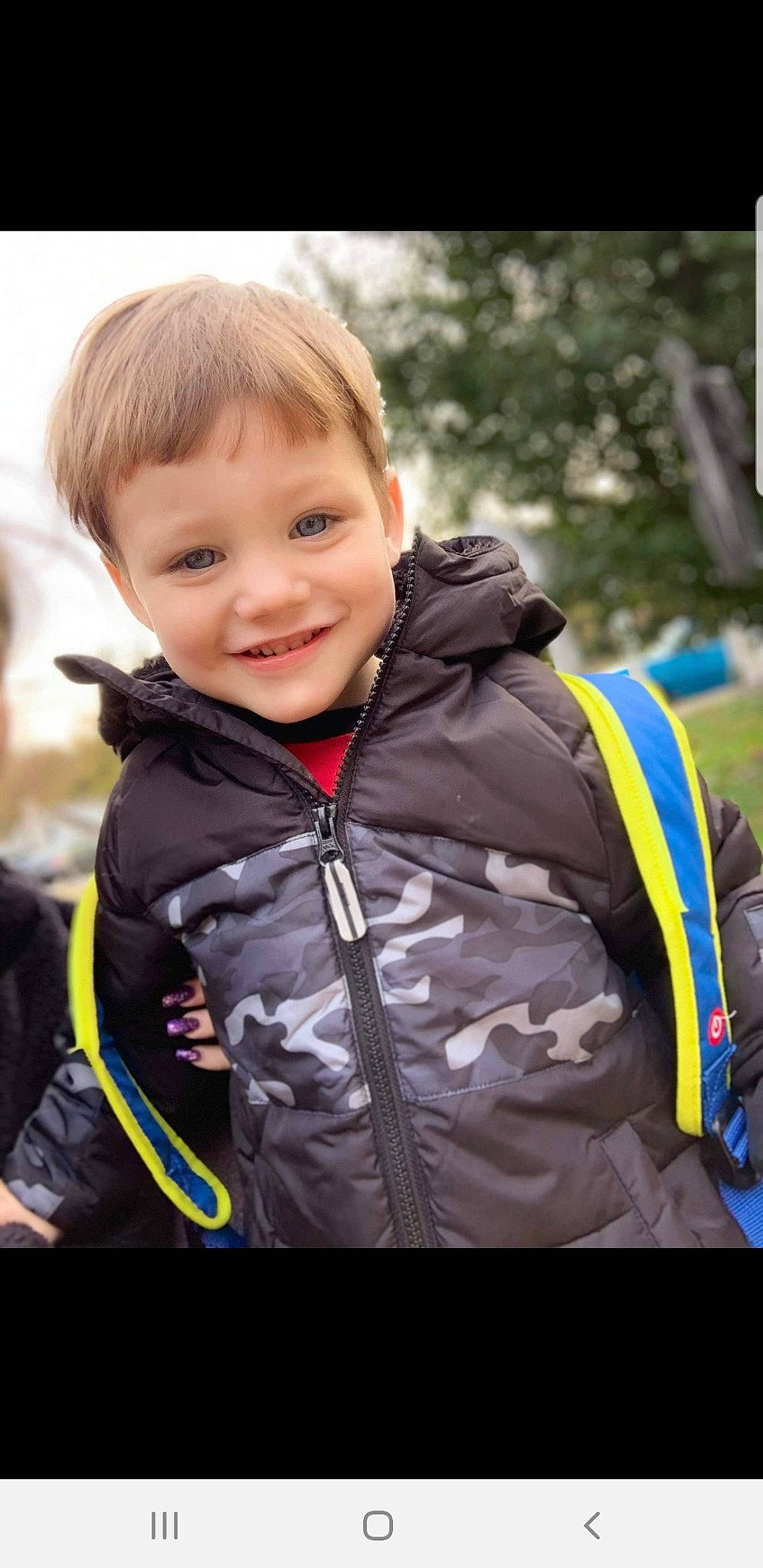 Nolan joined the competition — help win amazing prizes! baby, cheek, child, jacket, joy, male, outerwear, person, personal_protective_equipment, photography, play, product, smile, toddler