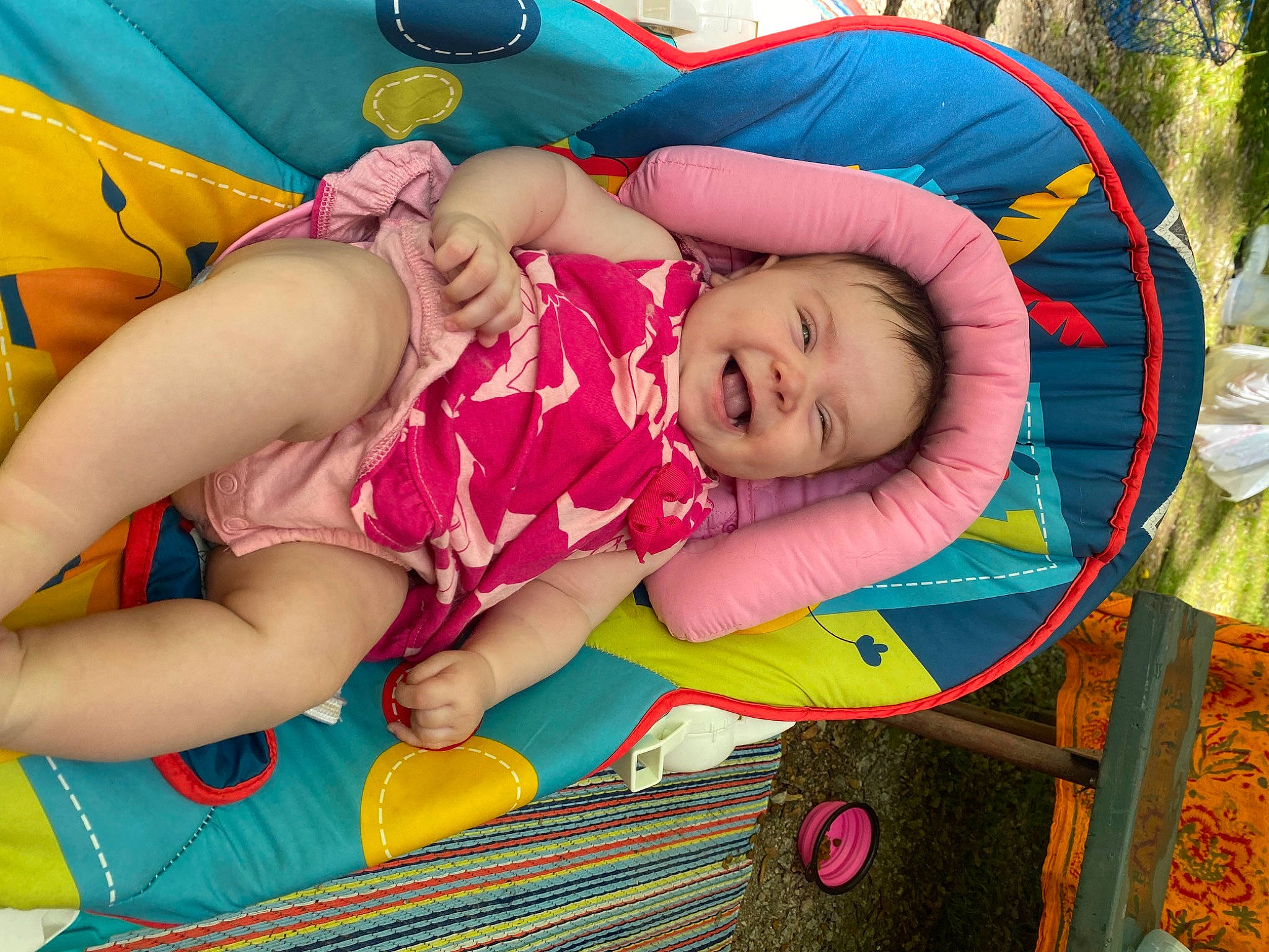 Nevaeha is registered to the contest to win money with this photo: baby, baby_products, baby_toddler_clothing, beauty, child, comfort, fun, happy, lap, leisure, magenta, person, pink, product, recreation, sitting, skin, snapshot, thigh, toddler