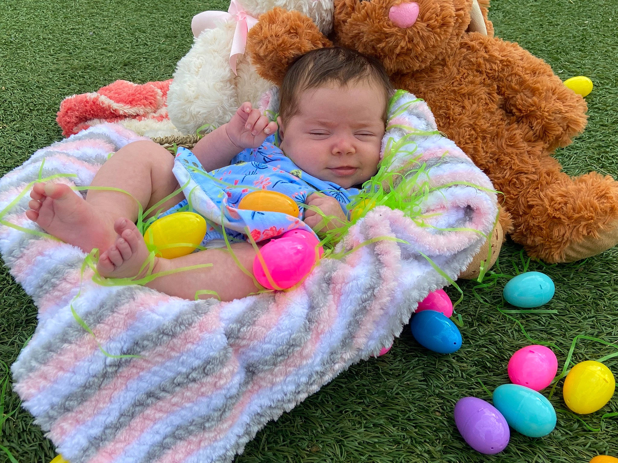 Nevaeha joined the competition — help win amazing prizes! baby, baby_toddler_clothing, child, comfort, event, face, fun, grass, green, happy, leisure, linens, people_in_nature, person, play, sitting, stuffed_toy, textile, toddler, toy