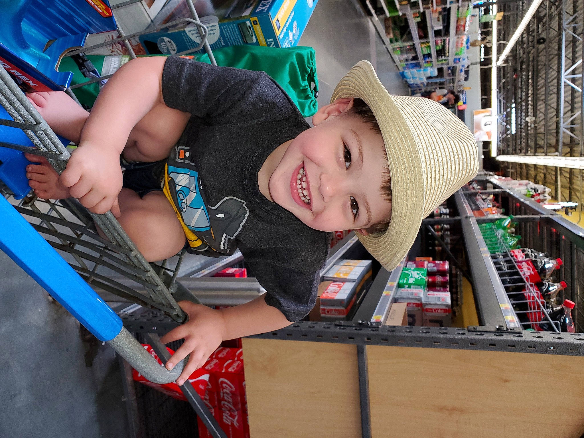 Maverick is registered to the contest to win money with this photo: child, headwear, joy, person