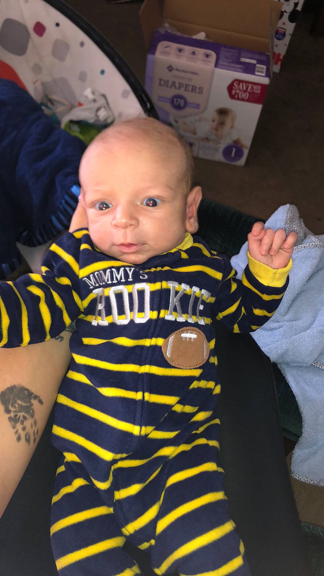 Hunter Matthew is registered to the contest to win money with this photo: baby, child, head, person, skin, toddler