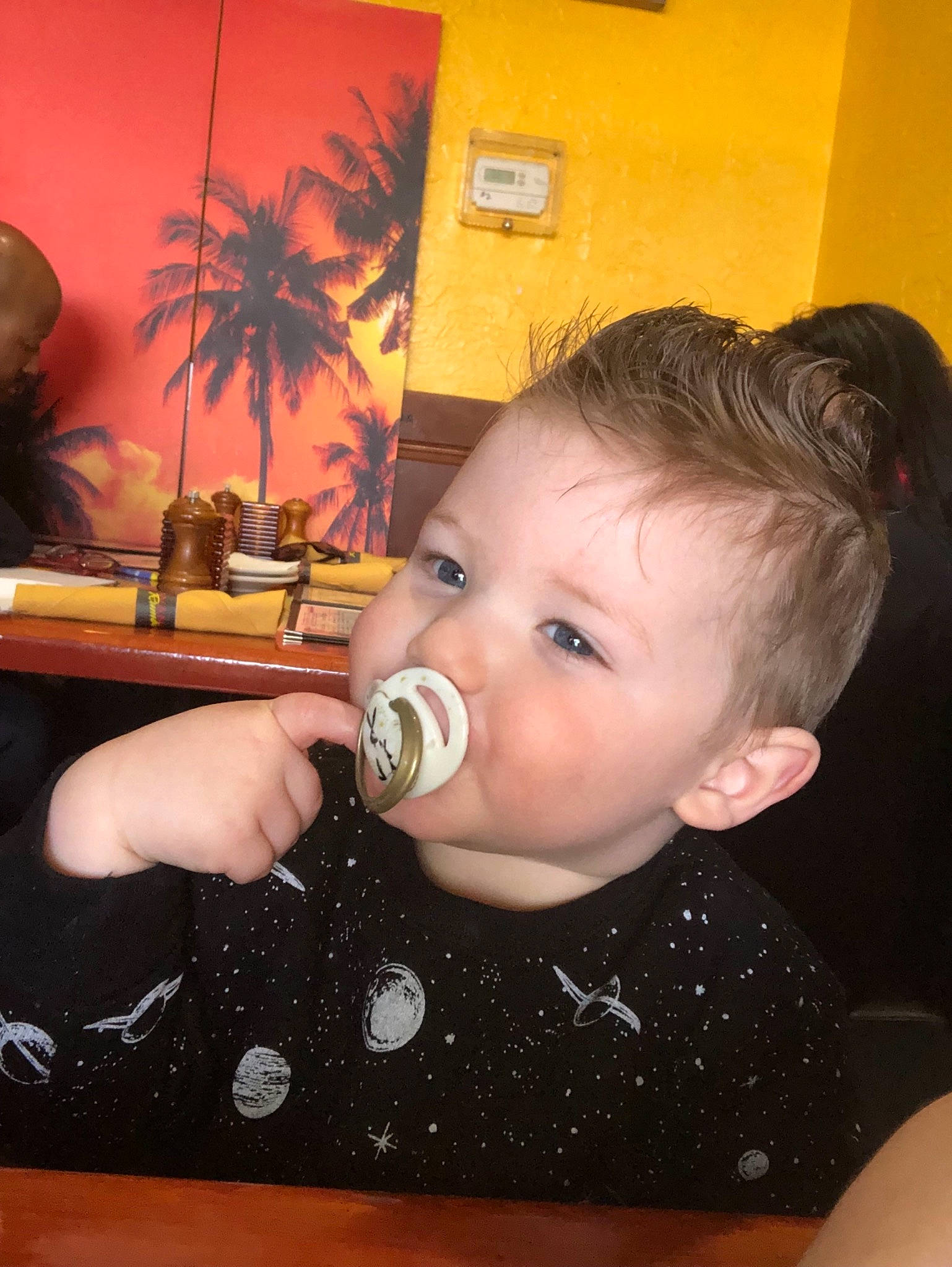 Gabriel is registered to the contest to win money with this photo: baby, child, ear, head, joy, nose, person, toddler