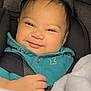 Dany joined the competition — help win amazing prizes! baby, child, car_seat, smile, face, clothing, seatbelt, young_child, portrait, infant, cute, happy, indoor, head, person, sitting, baby_clothes, expression, hair, blanket