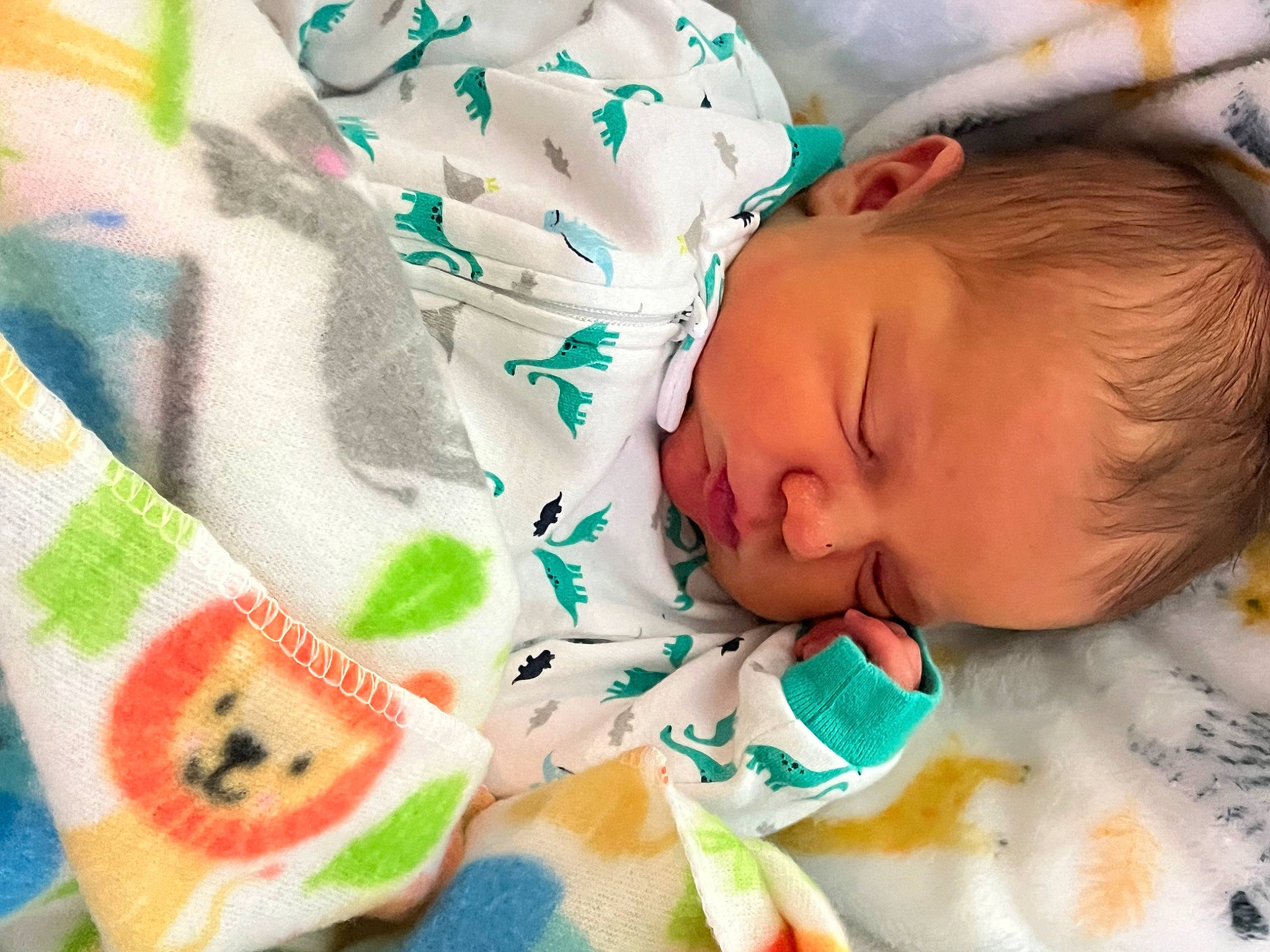 Owen Andrew joined the competition — help win amazing prizes! baby, baby_products, baby_sleeping, baby_toddler_clothing, bedding, bedtime, cheek, child, comfort, face, green, happy, linens, pattern, person, product, room, sleep, sleeve, textile