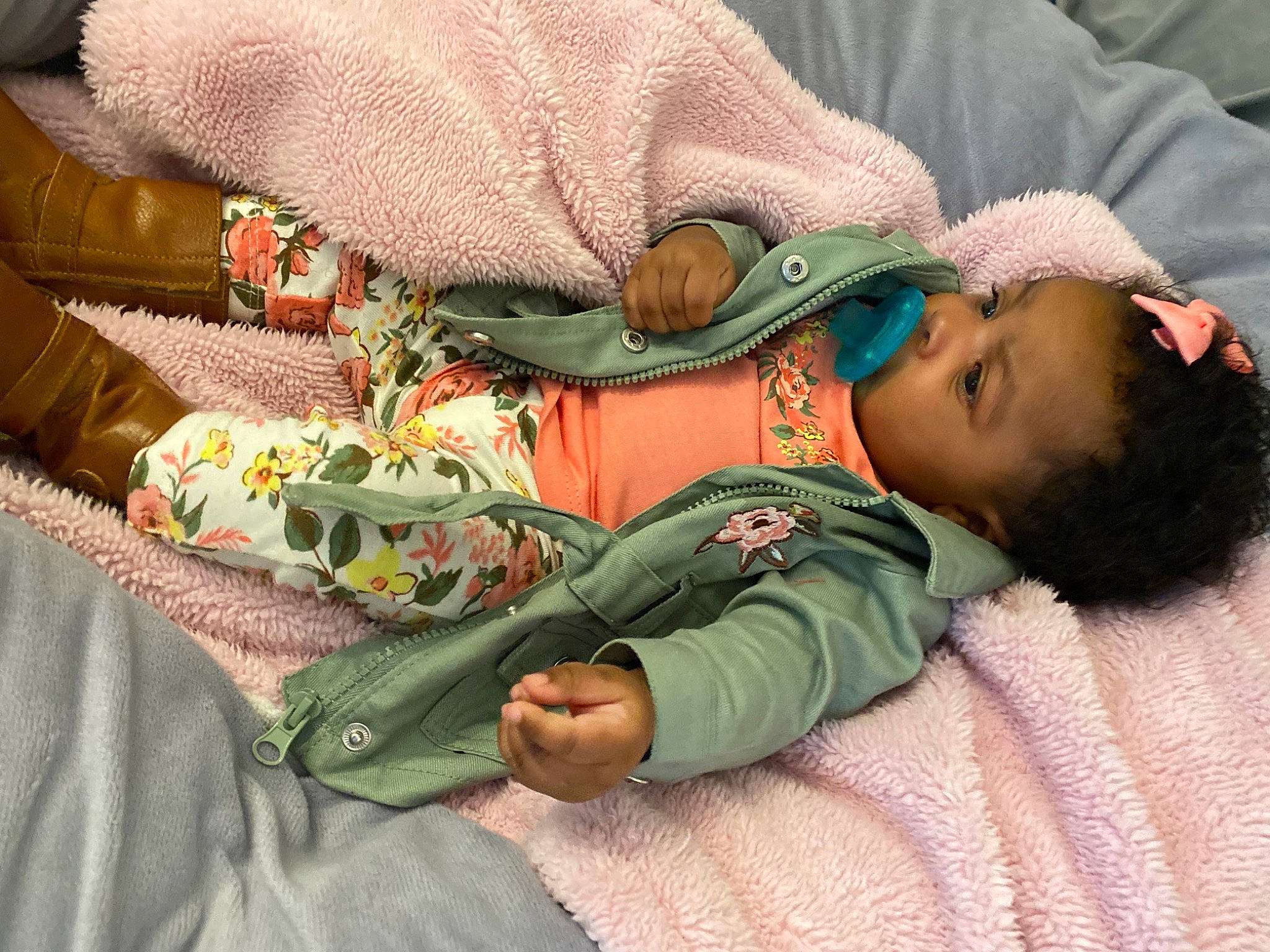 Sanaya joined the competition — help win amazing prizes! baby, baby_sleeping, baby_toddler_clothing, bedtime, child, comfort, elbow, happy, human_body, linens, nap, pattern, person, room, sitting, sleep, sleeve, toddler