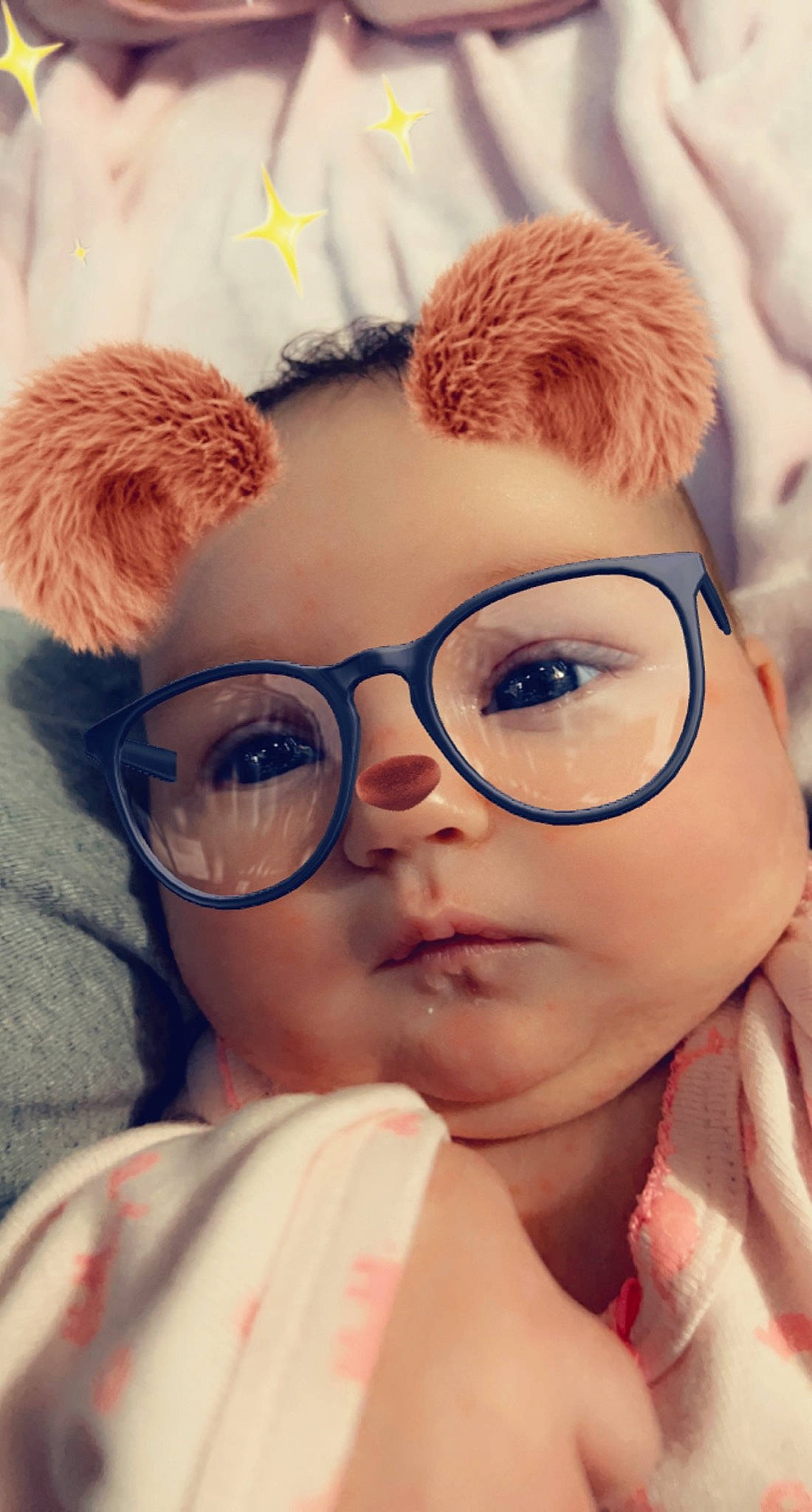 Lyric is registered to the contest to win money with this photo: cheek, ear, eye, eyebrow, eyelash, eyewear, forehead, glasses, hair, head, human, jaw, lip, mouth, neck, nose, orange, organ, person, skin