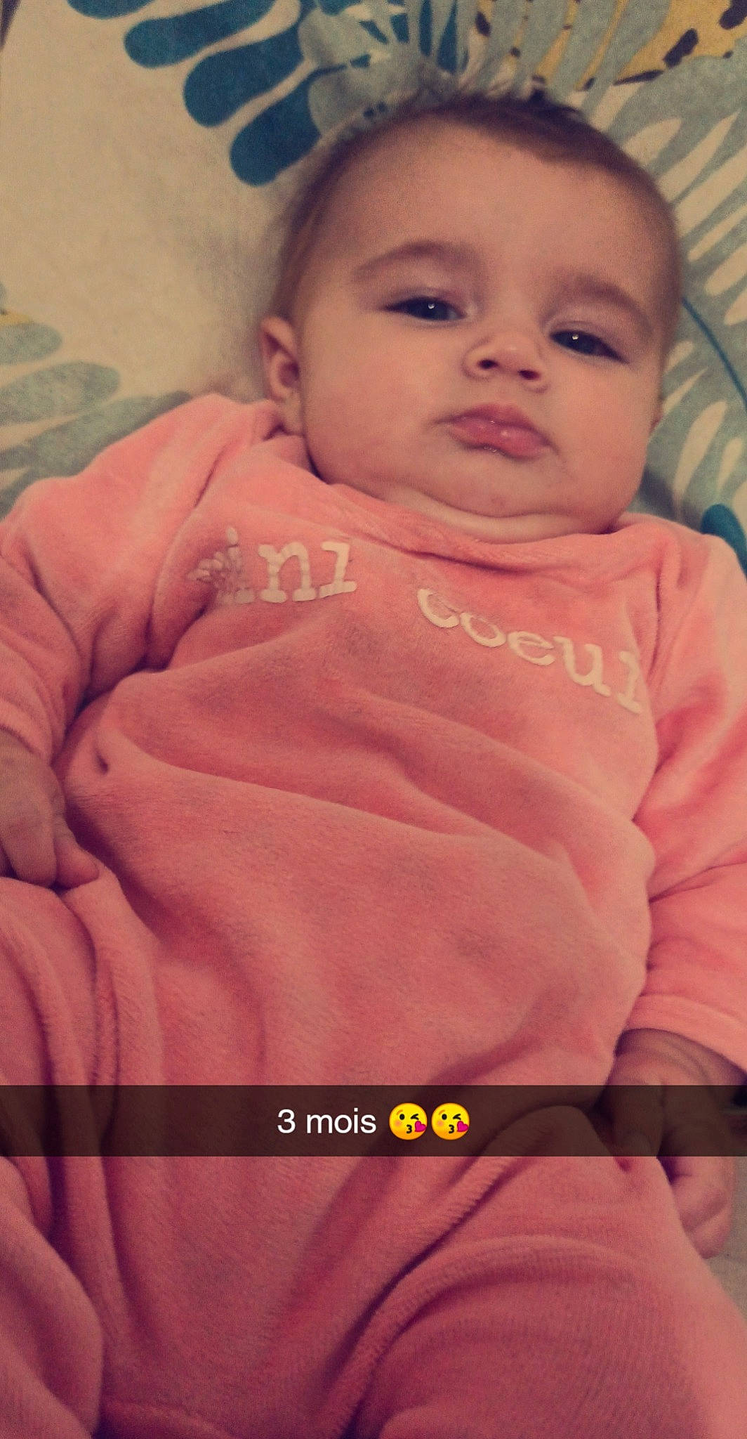 Chelsea a rejoint le concours — aidez-le/la à gagner de superbes lots ! baby, bedtime, cheek, child, chin, eye, face, forehead, head, lip, mouth, muscle, nose, person, pink, skin, smile, toddler