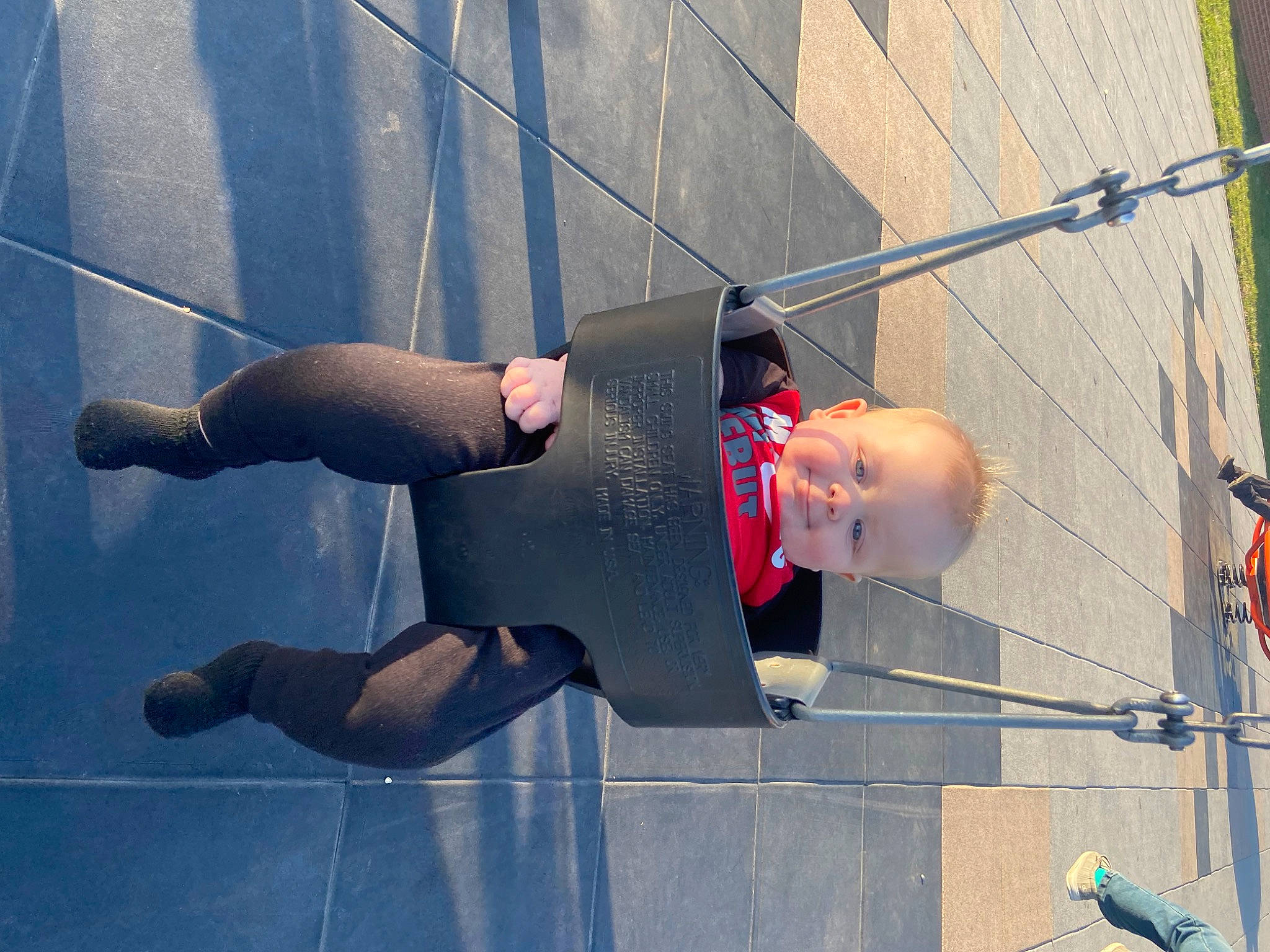 Jericho is registered to the contest to win money with this photo: adventure, balance, blue, elbow, electric_blue, entertainment, event, fun, human_leg, knee, leisure, pedestrian, performing_arts, person, recreation, rope, shadow, sportswear, thigh, waist